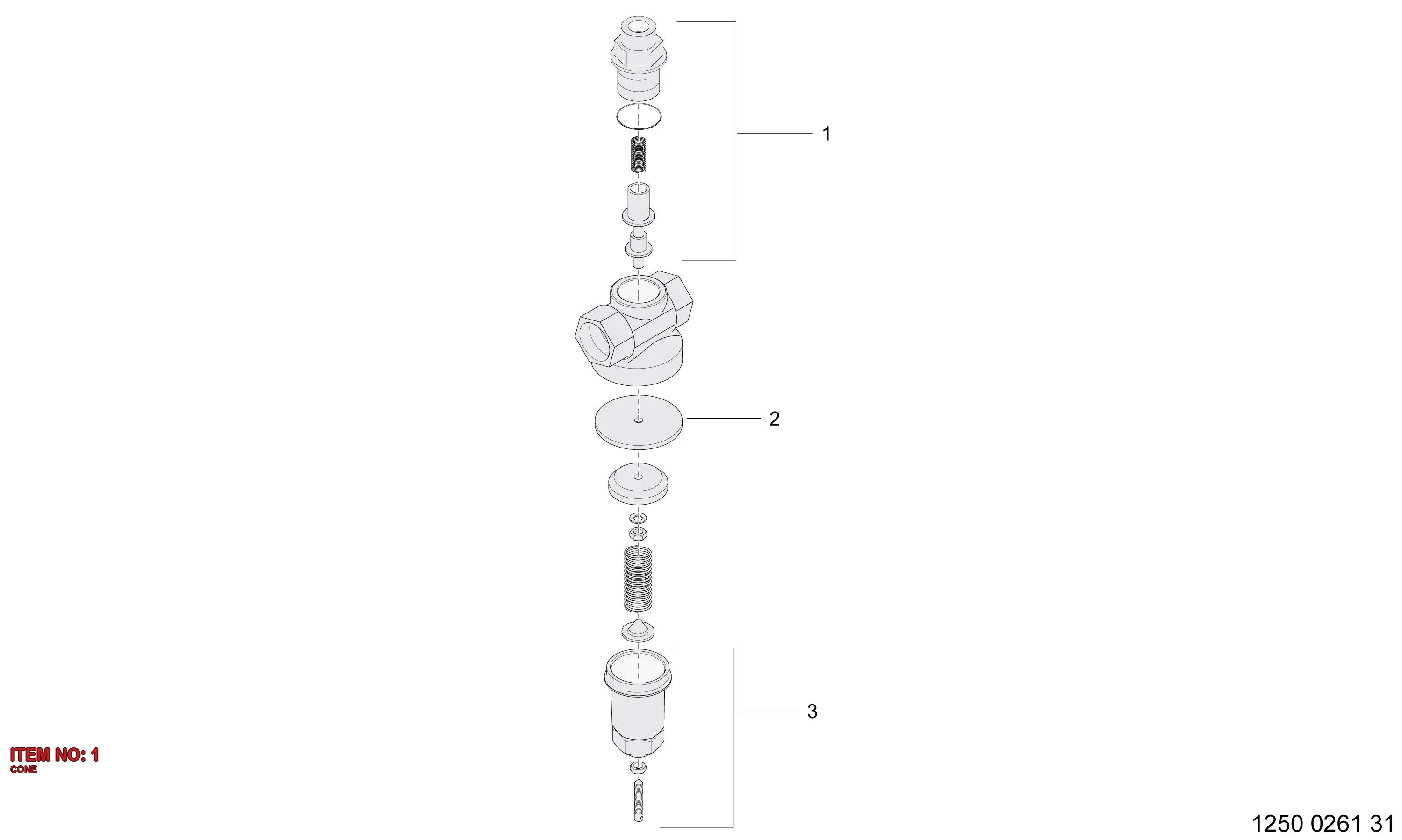 3222 3355 72 CONE - Technical Drawing