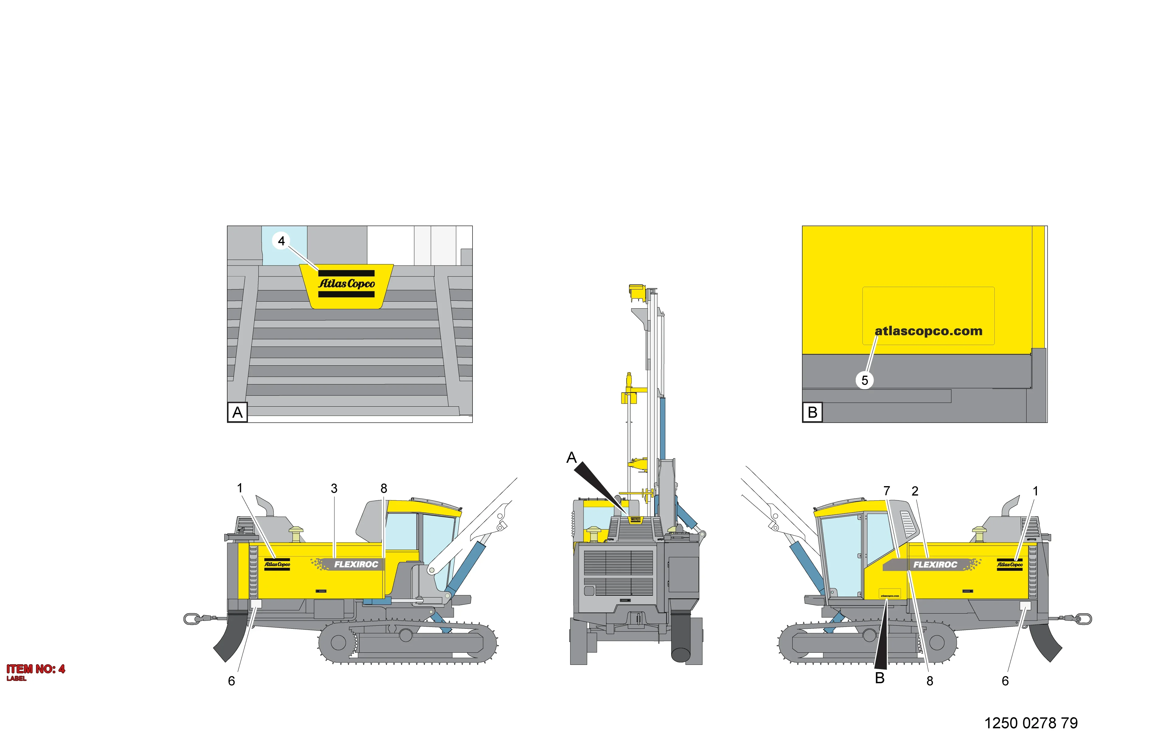 3222 3365 51 LABEL - Technical Drawing