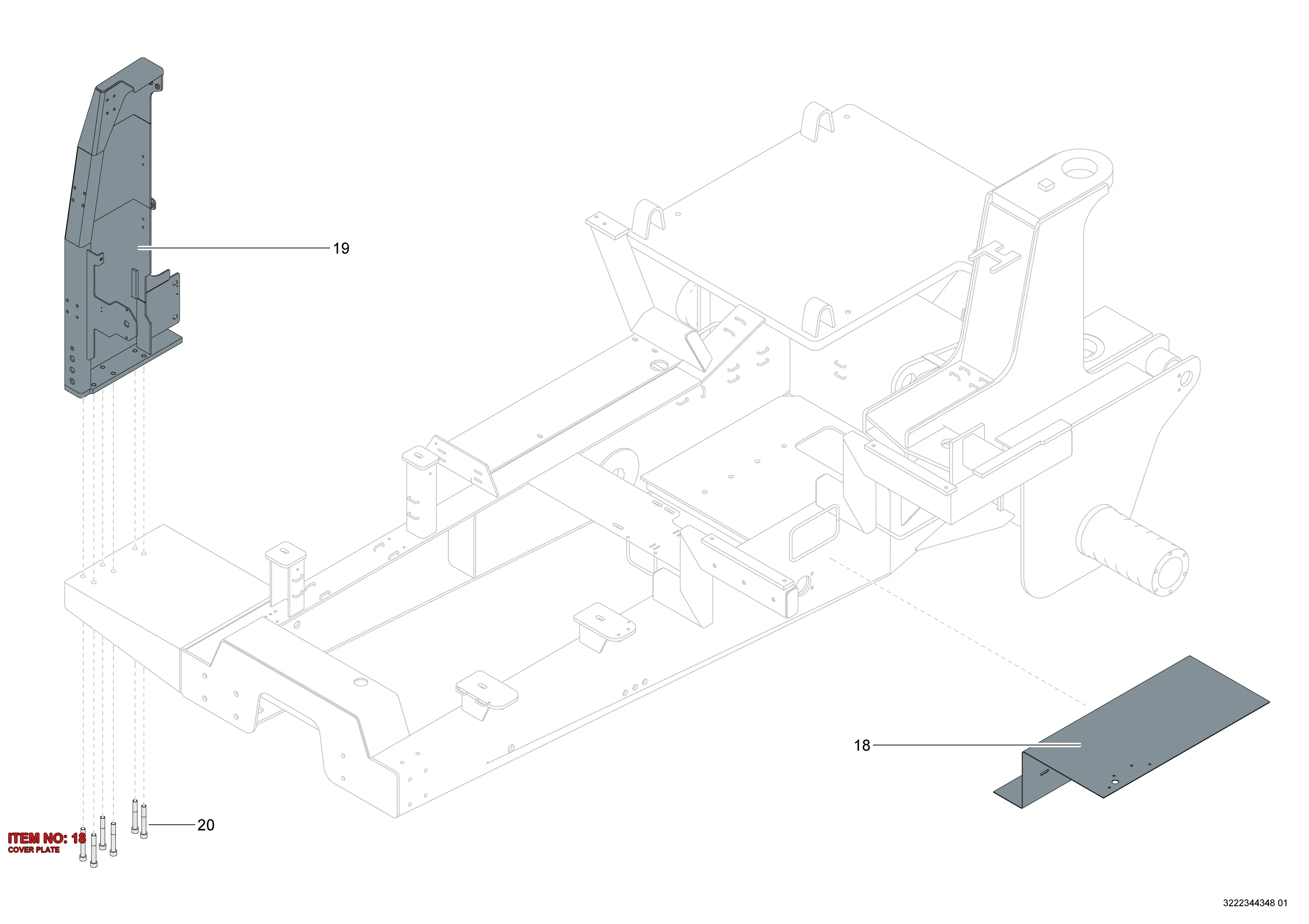 3222 3368 32 COVER PLATE - Technical Drawing