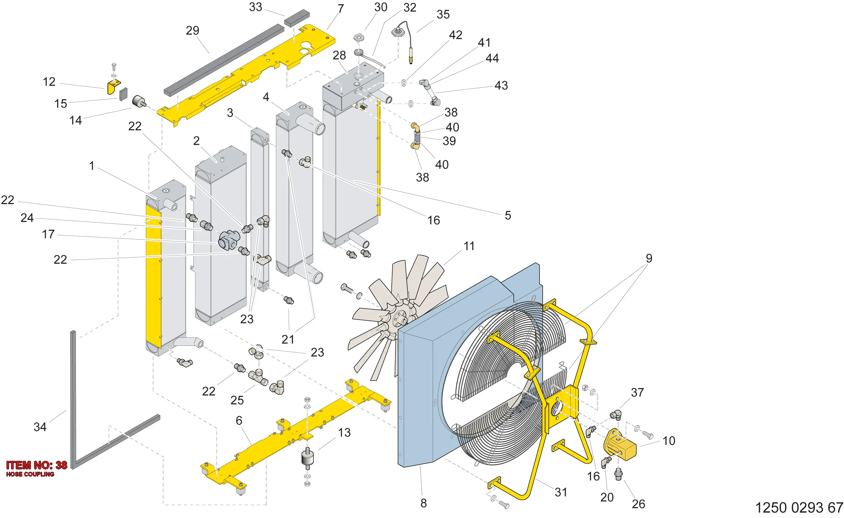 3222 3379 32 HOSE COUPLING - Technical Drawing