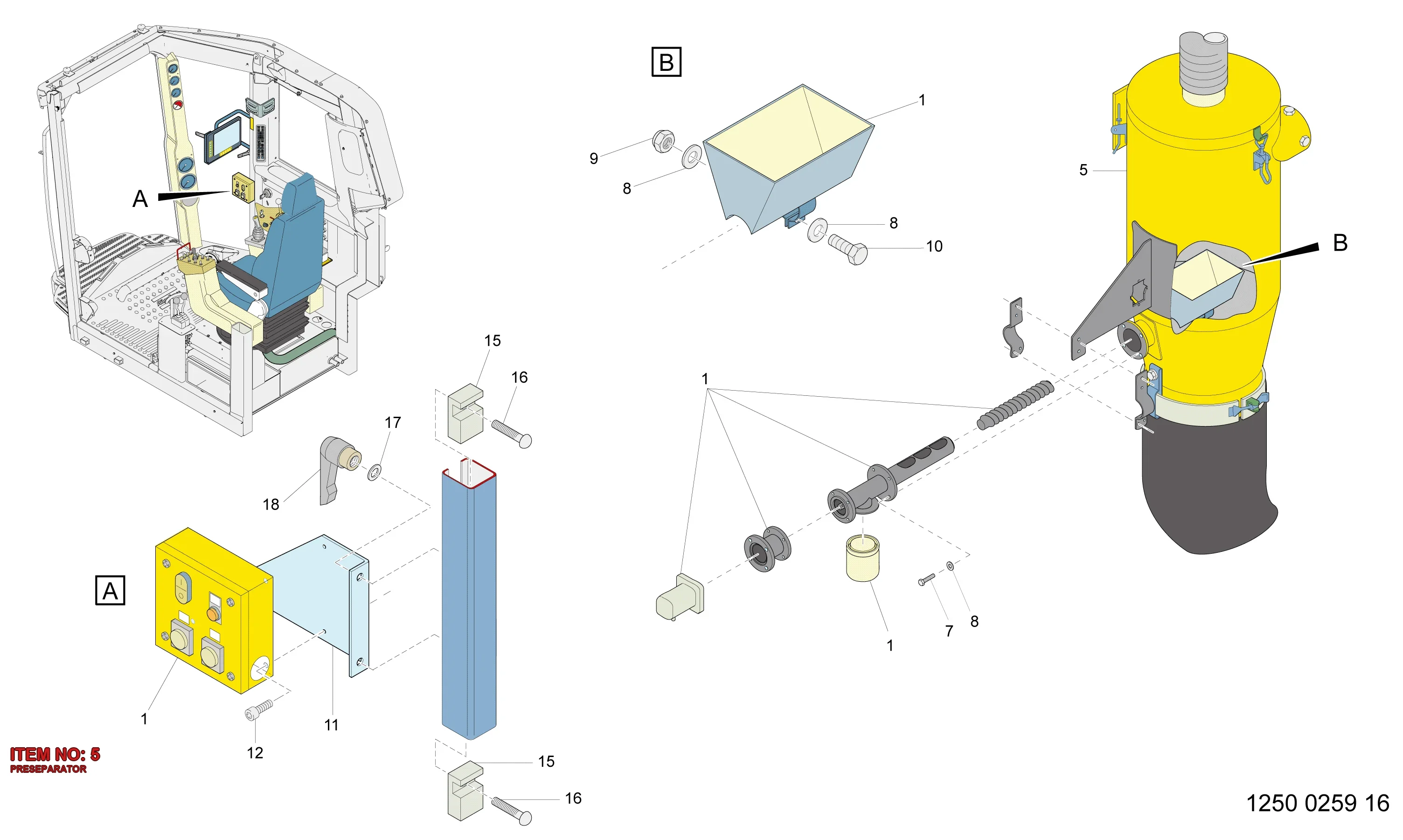 3222 3385 65 PRESEPARATOR - Technical Drawing