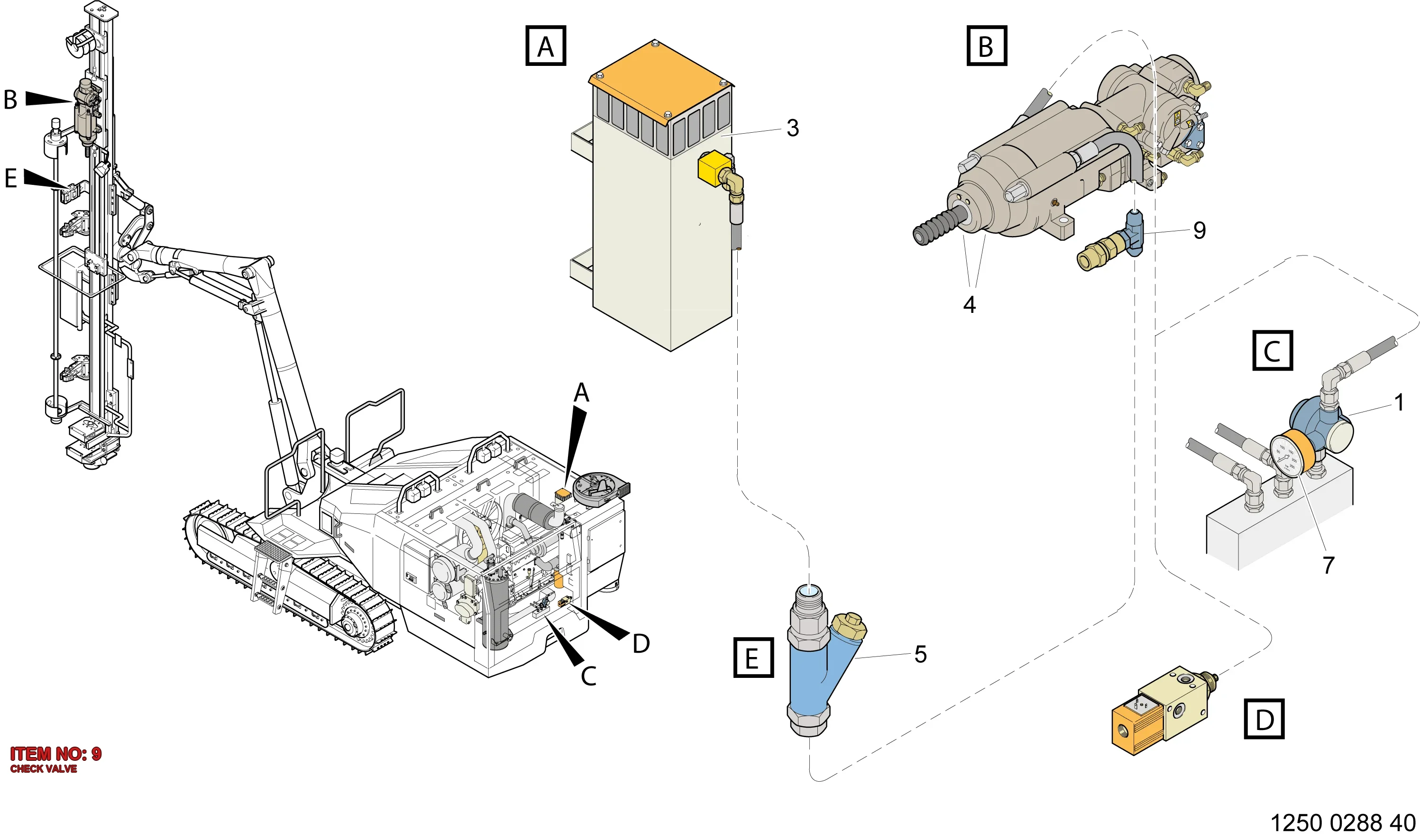 3222 3386 55 CHECK VALVE - Technical Drawing