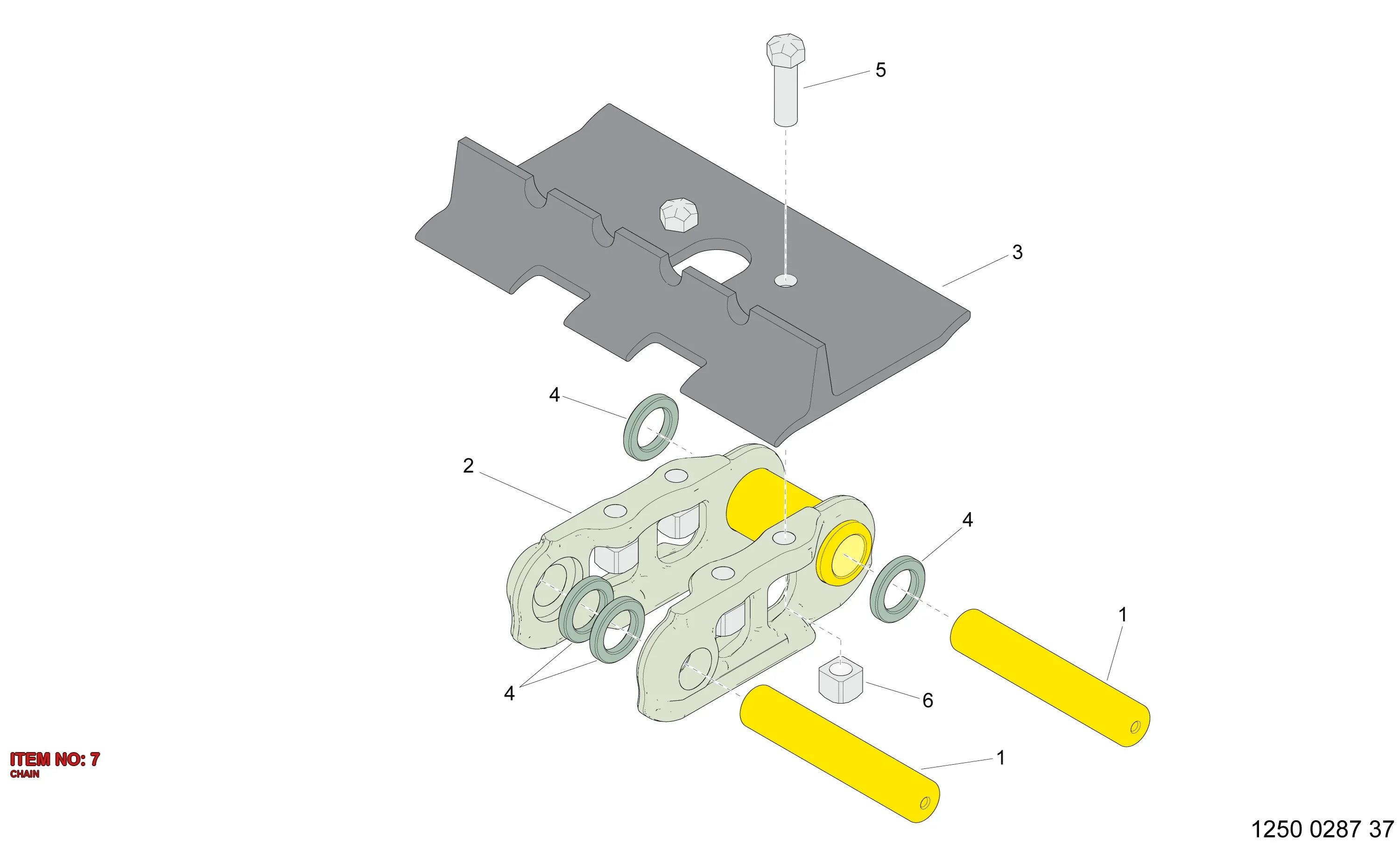 3222 3401 48 CHAIN - Technical Drawing