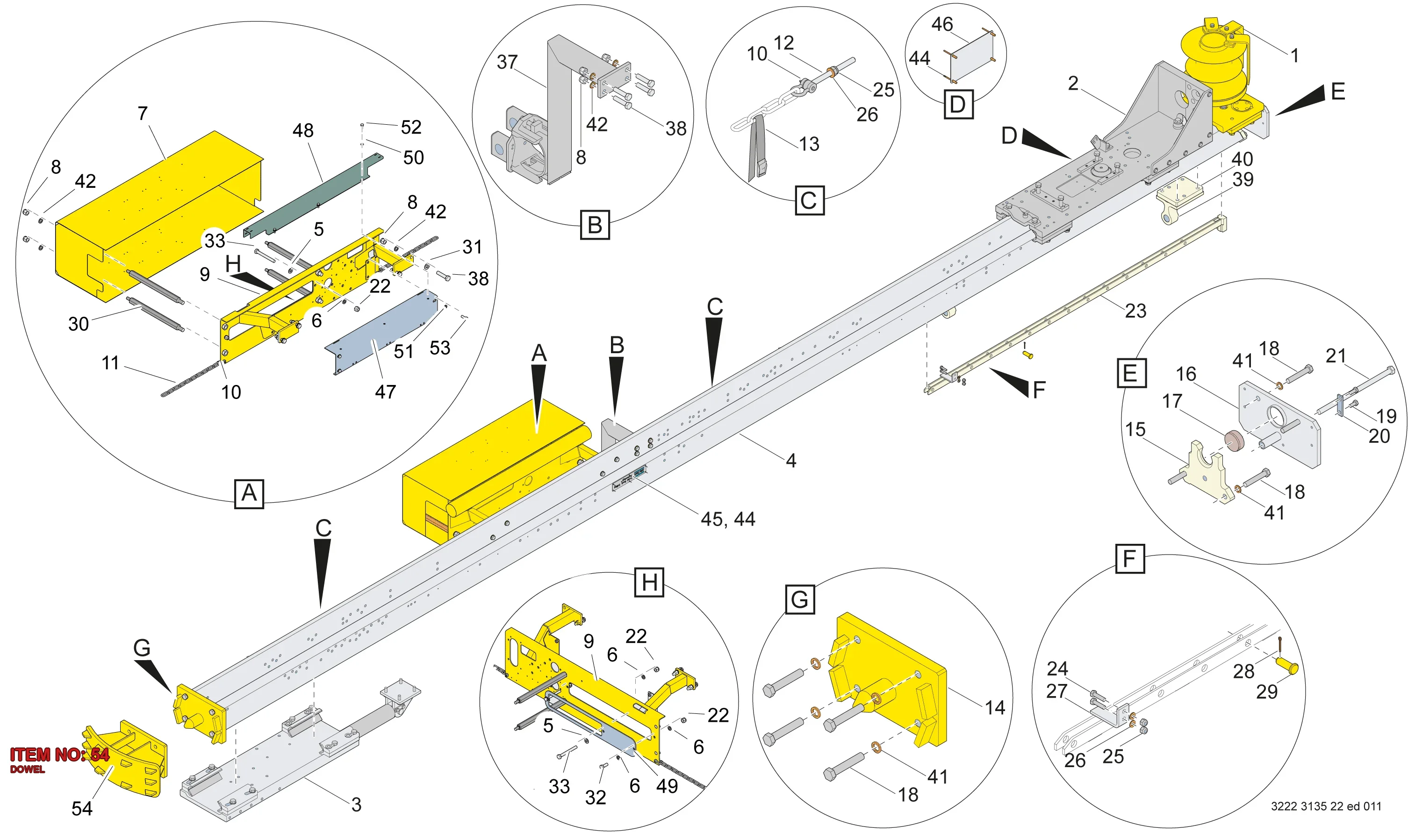 3222 3422 24 DOWEL - Technical Drawing