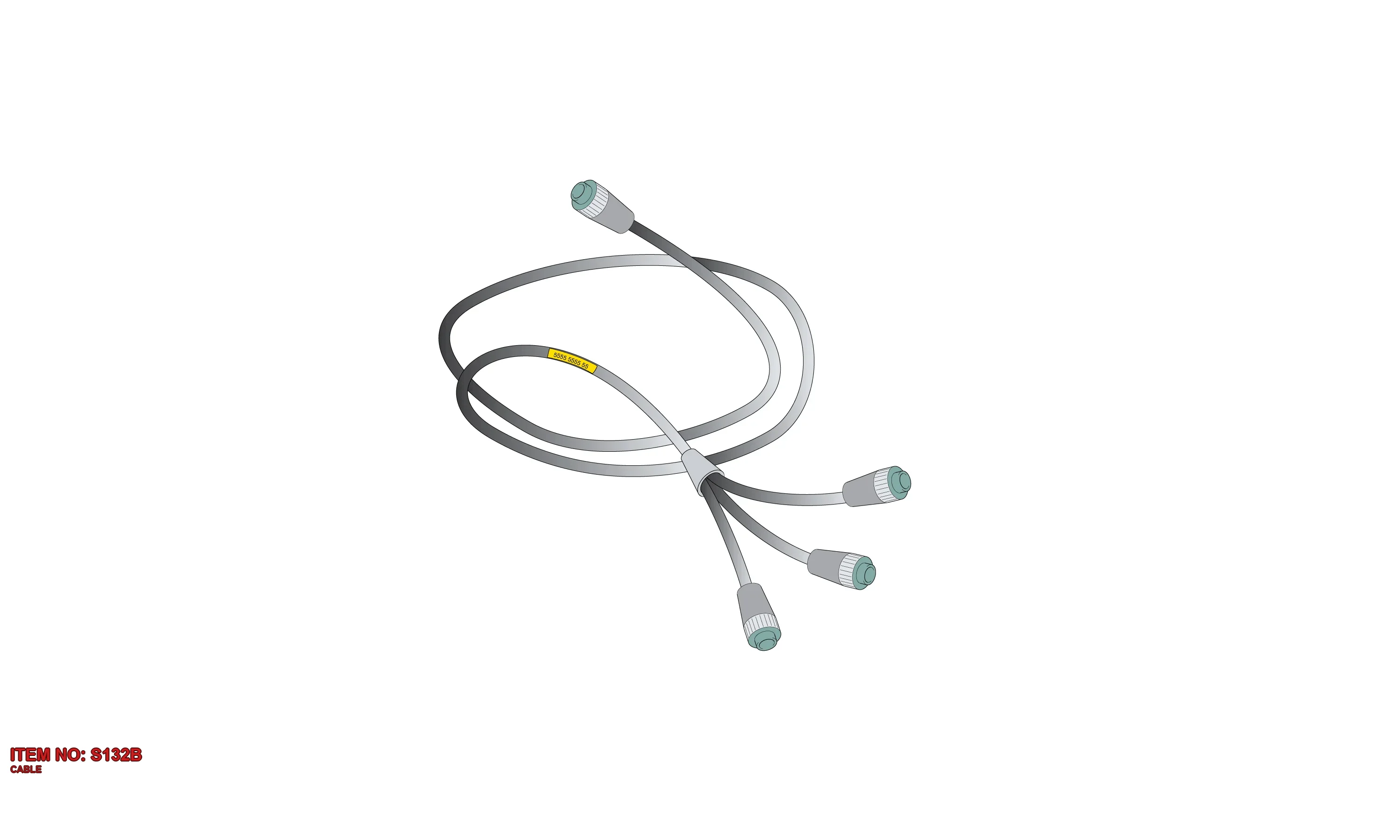 3222 3426 96 CABLE - Technical Drawing