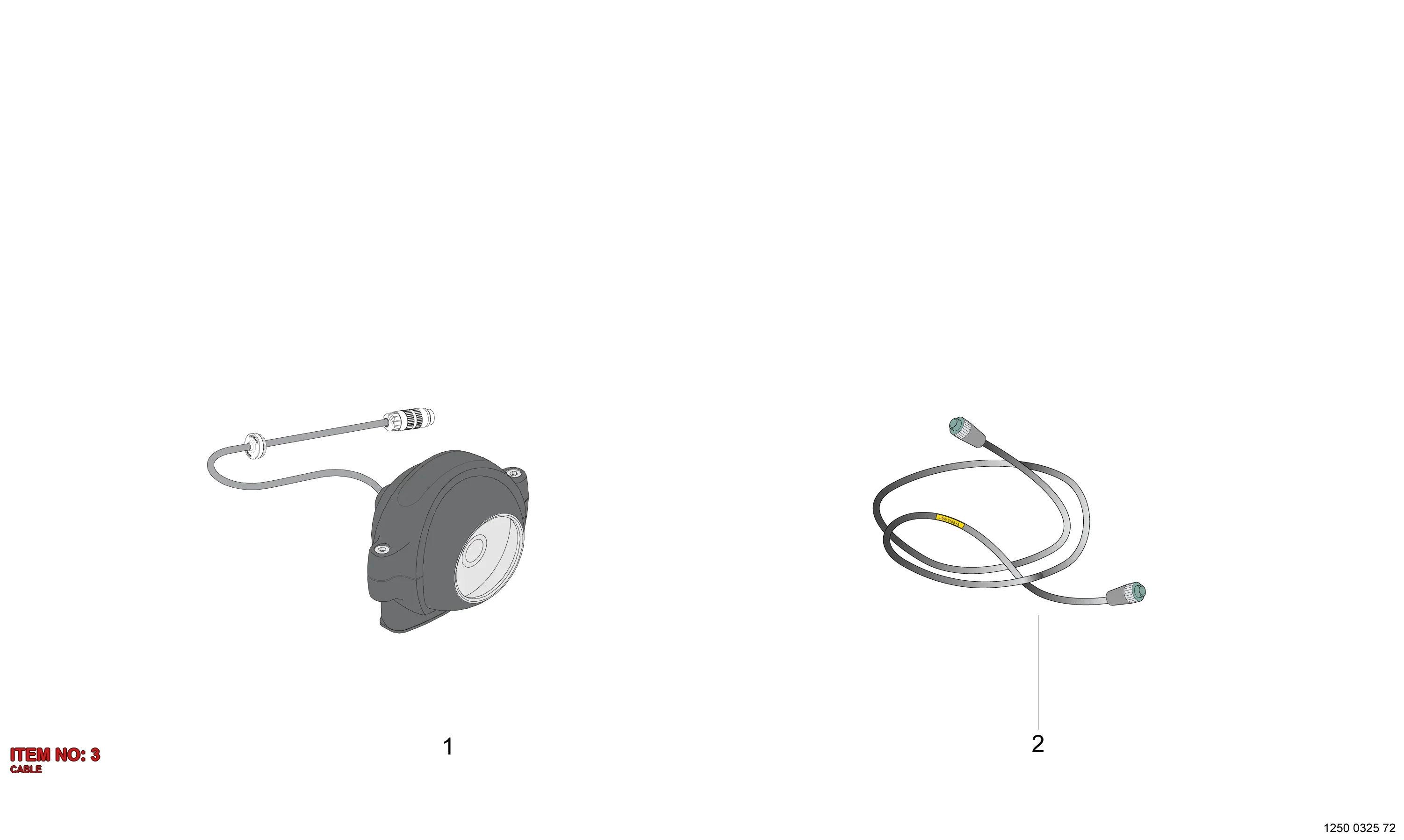 3222 3433 32 CABLE - Technical Drawing