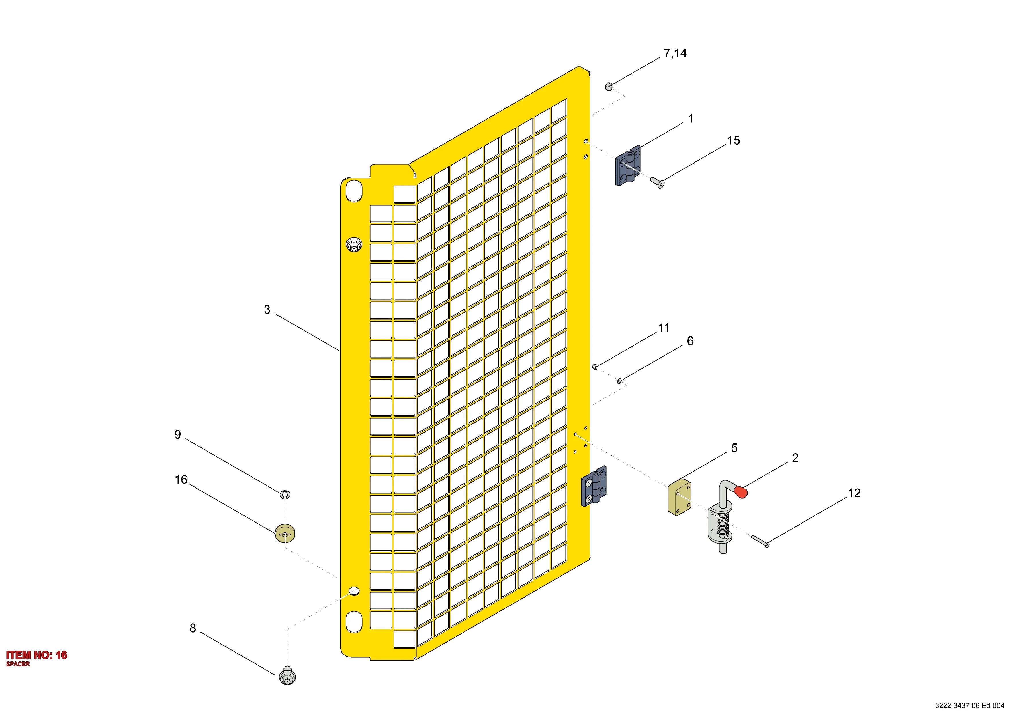 3222 3438 03 SPACER - Technical Drawing
