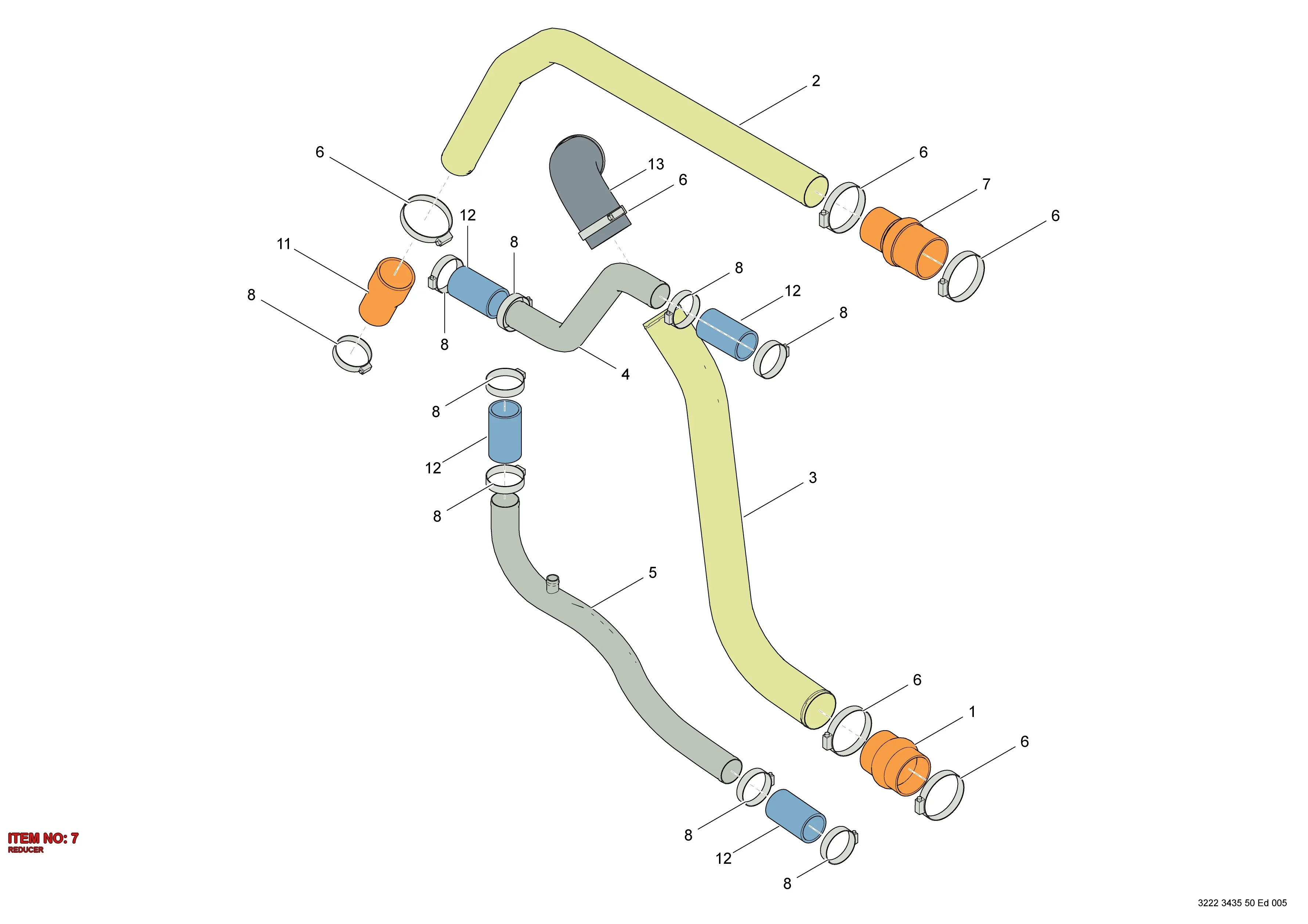 3222 3441 19 REDUCER - Technical Drawing