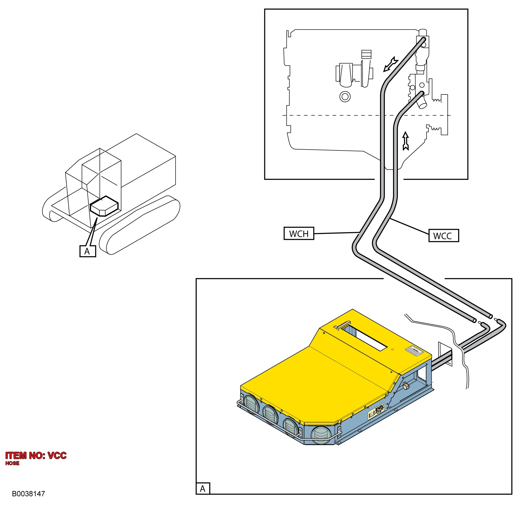 3222 3489 14 HOSE - Technical Drawing