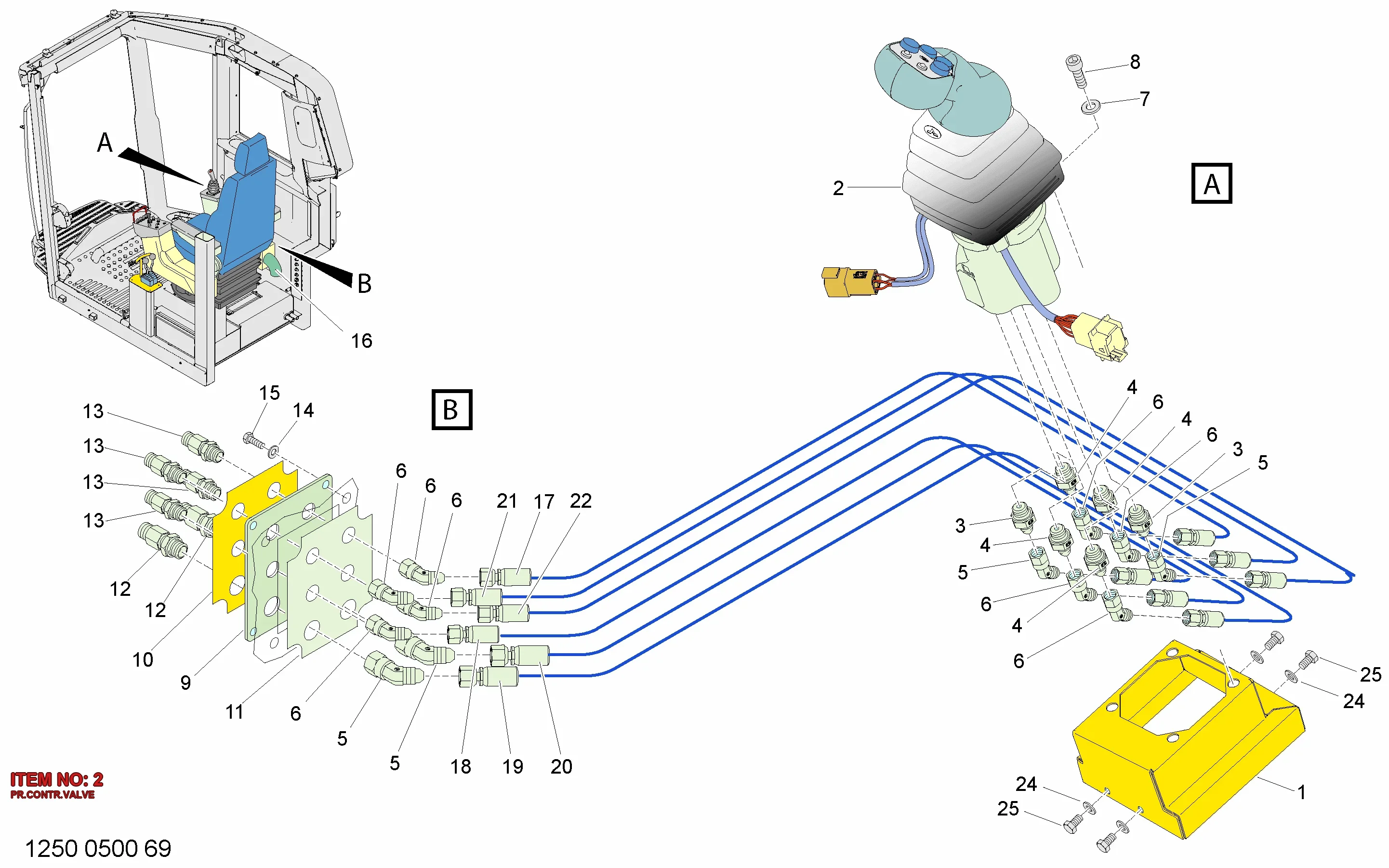 3222 3535 50 PR.CONTR.VALVE - Technical Drawing