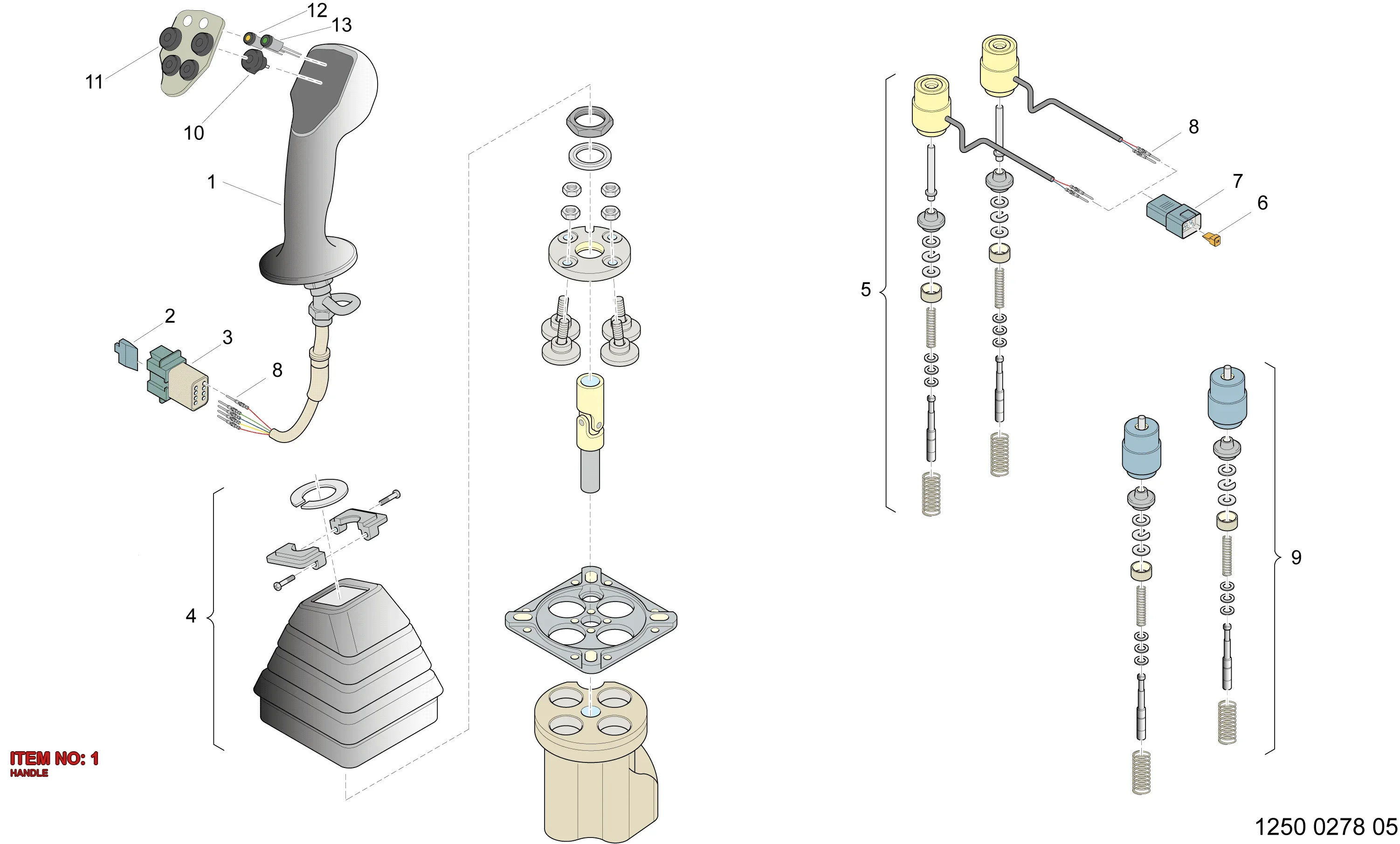 3222 3535 51 HANDLE - Technical Drawing