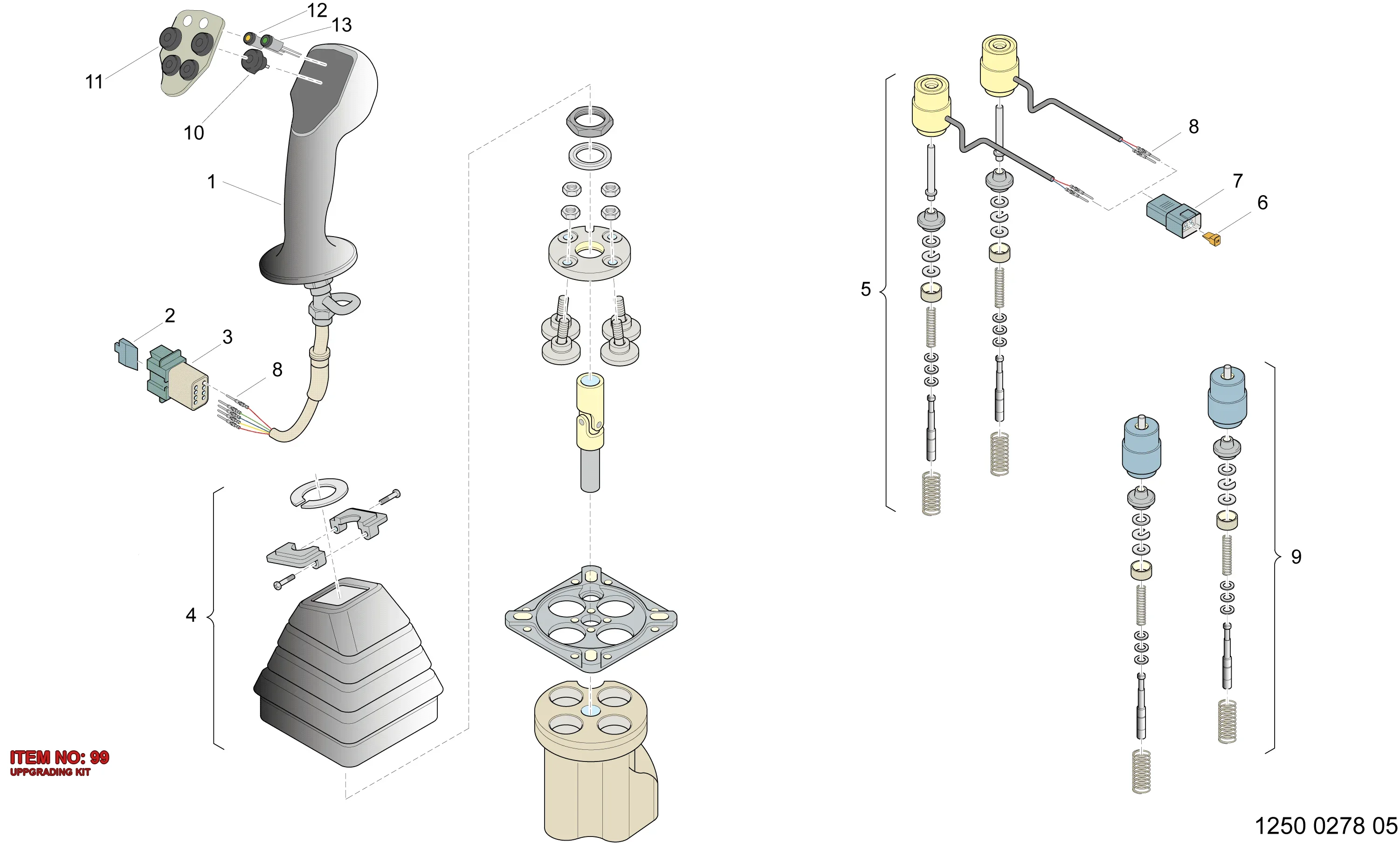 3222 3535 60 UPPGRADING KIT - Technical Drawing
