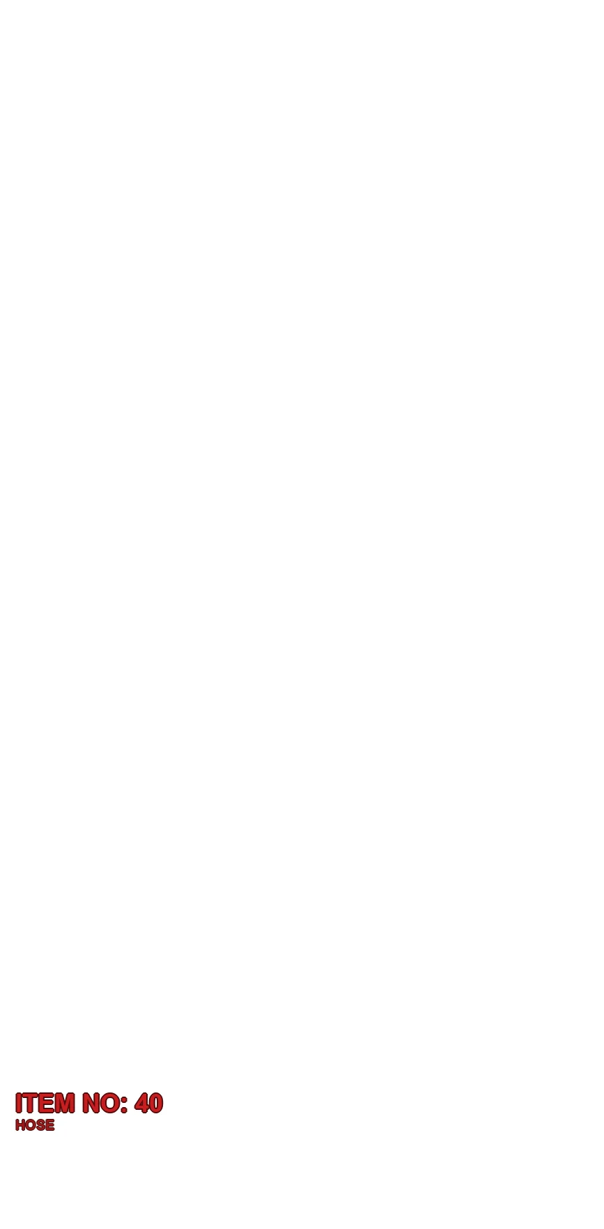 3222 9860 17 HOSE - Technical Drawing