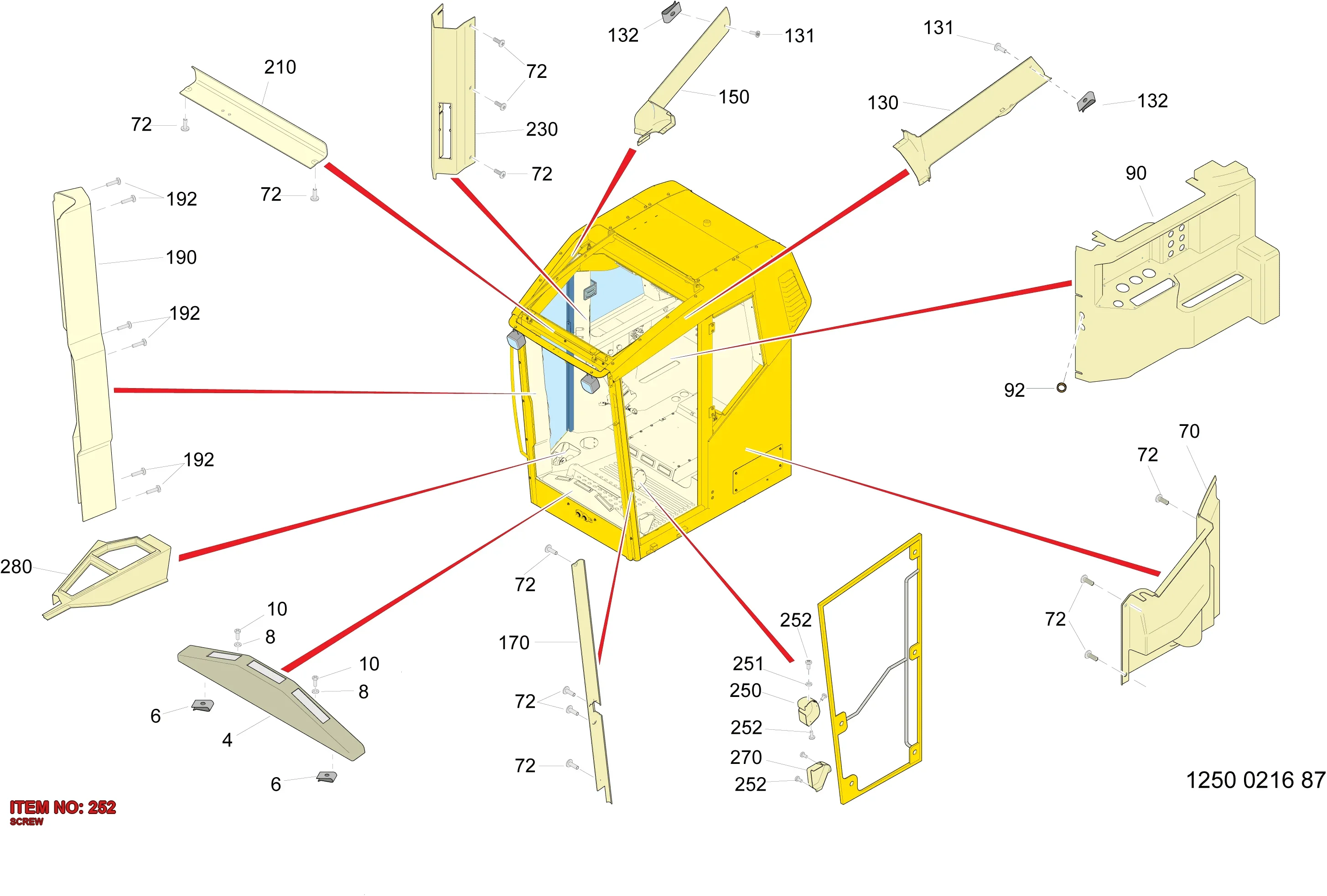 3222 9891 54 SCREW - Technical Drawing