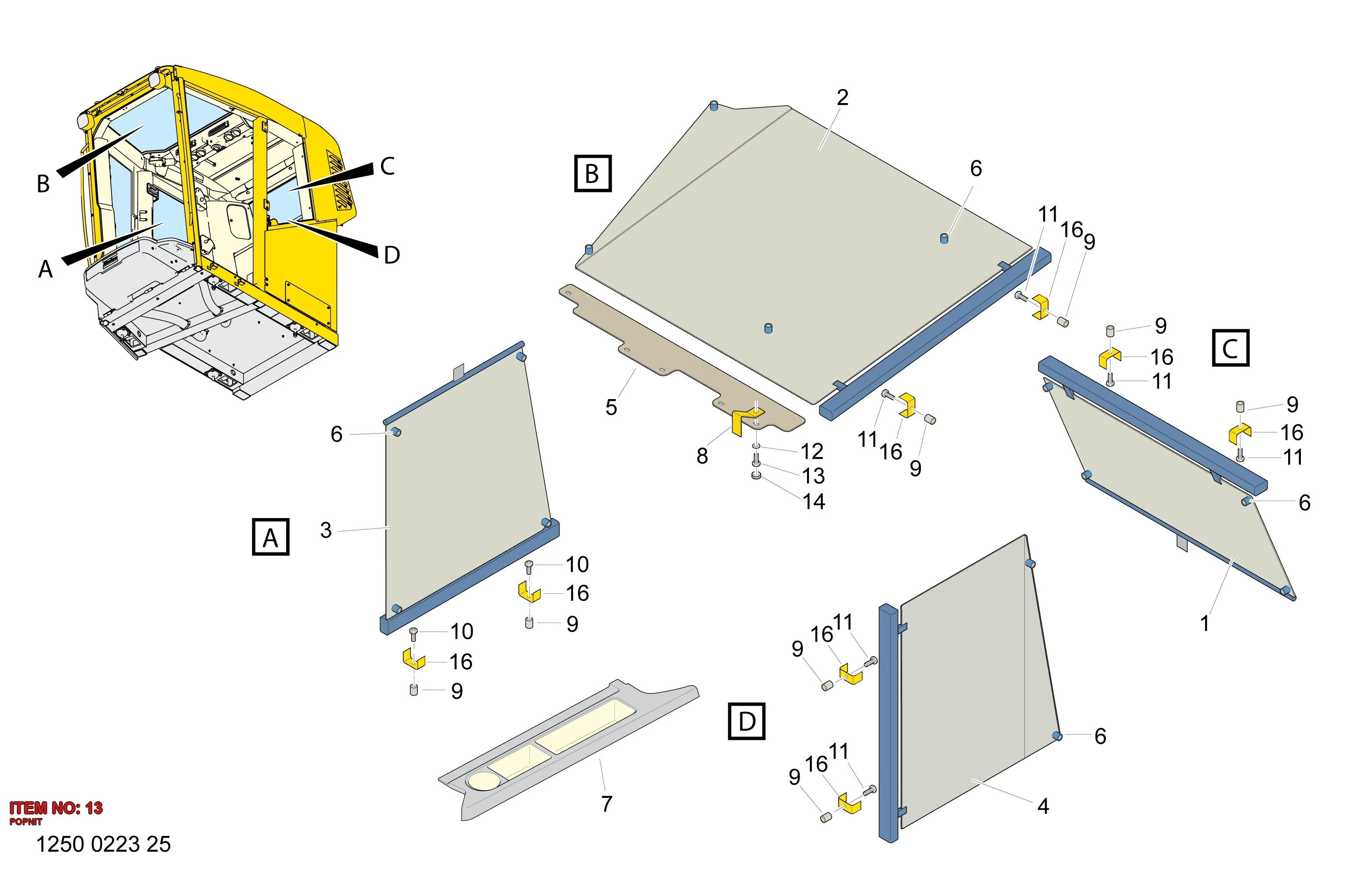 3222 9891 67 POPNIT - Technical Drawing