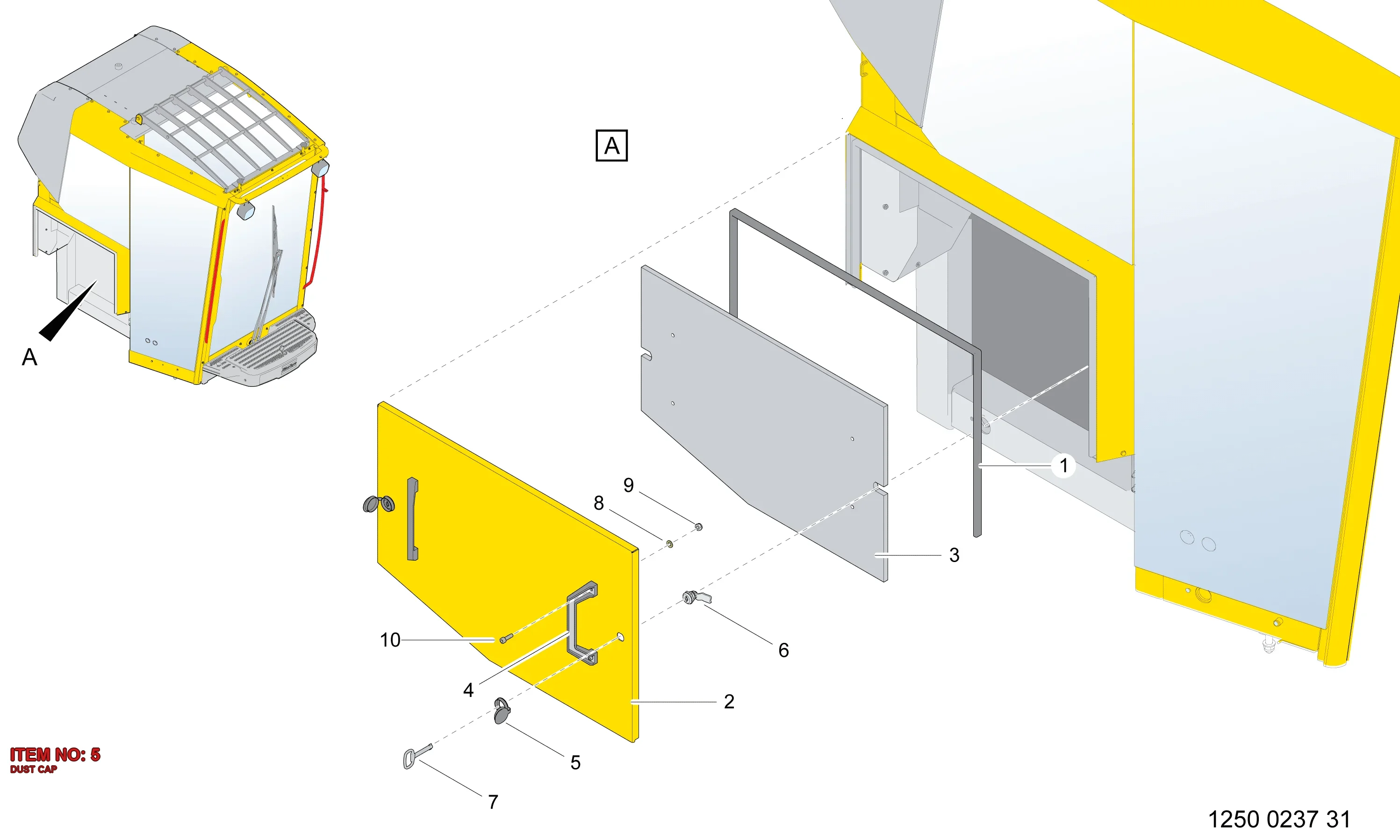 3222 9891 76 DUST CAP - Technical Drawing