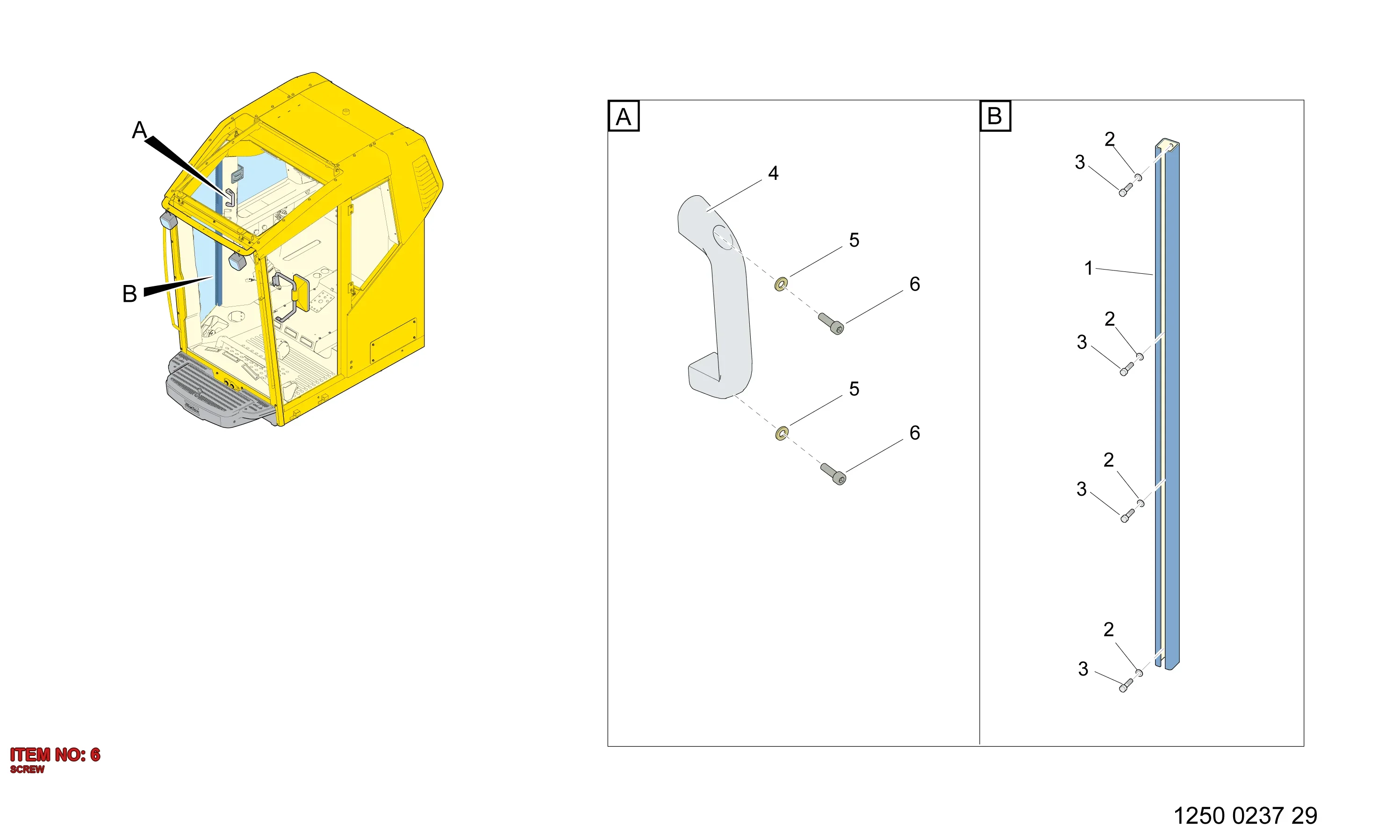 3222 9892 19 SCREW - Technical Drawing