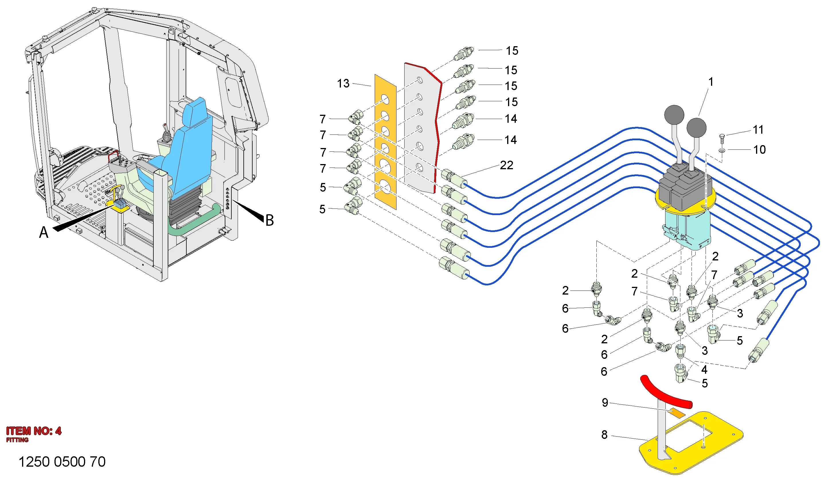 3222 9893 24 FITTING - Technical Drawing