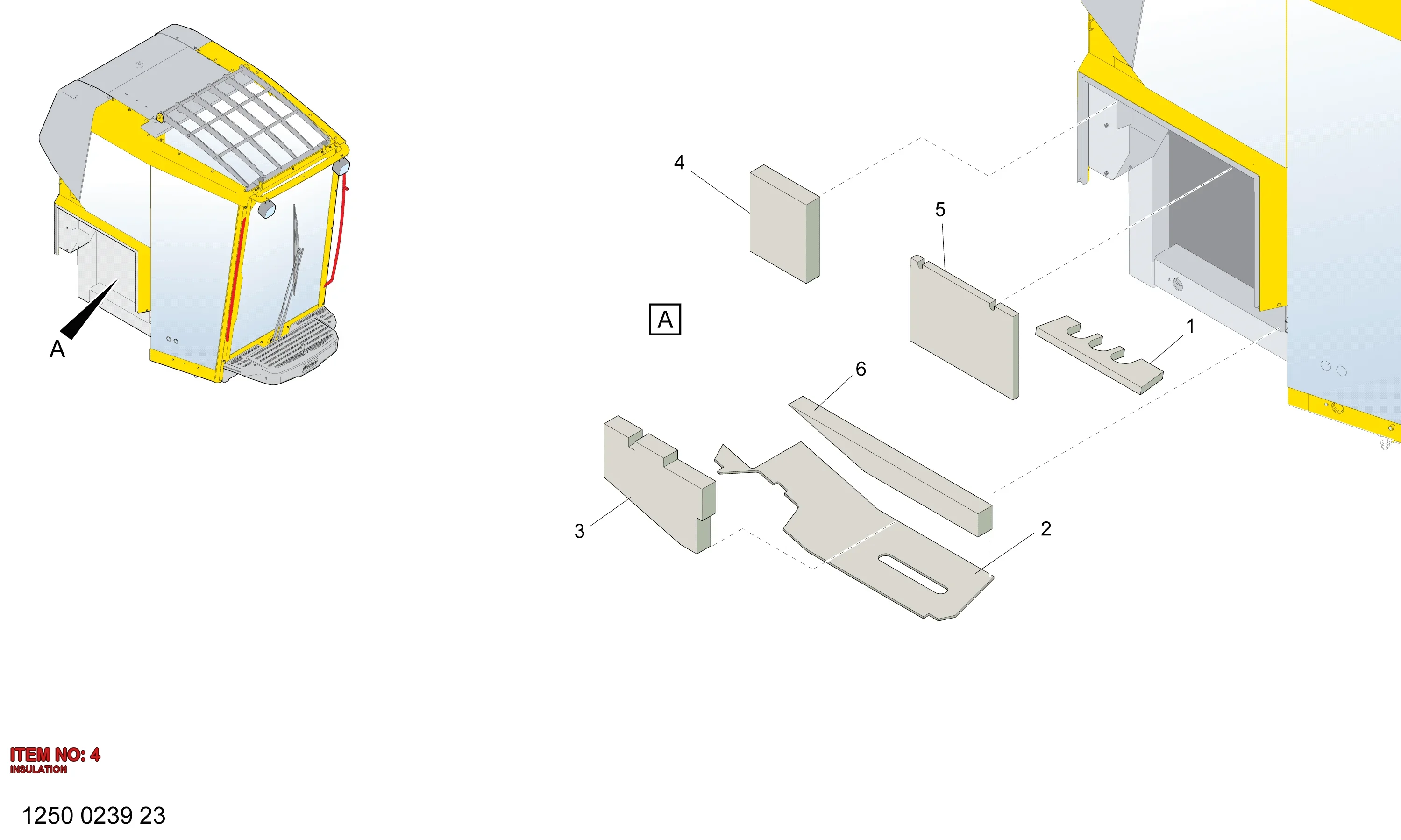 3222 9893 43 INSULATION - Technical Drawing