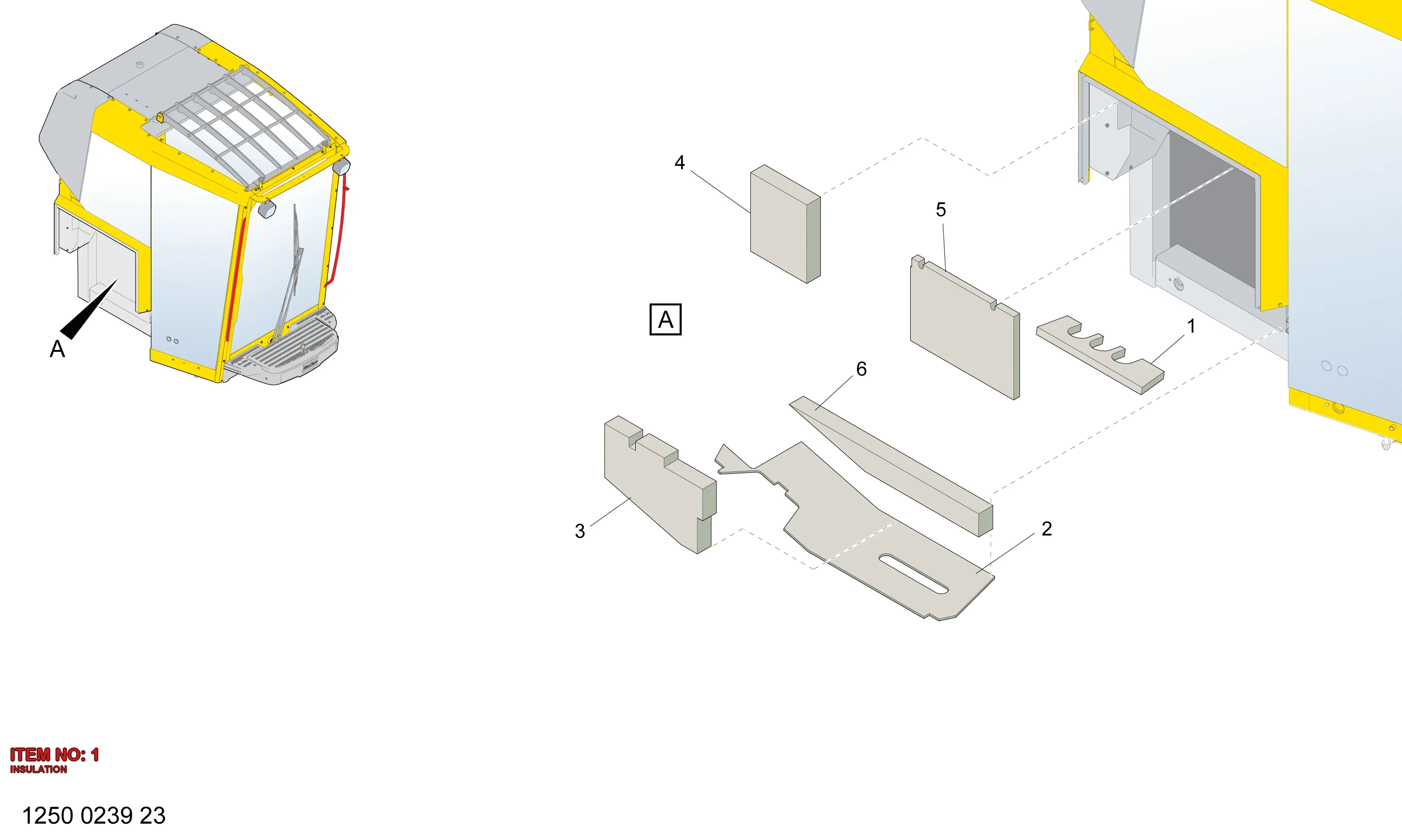 3222 9893 44 INSULATION - Technical Drawing