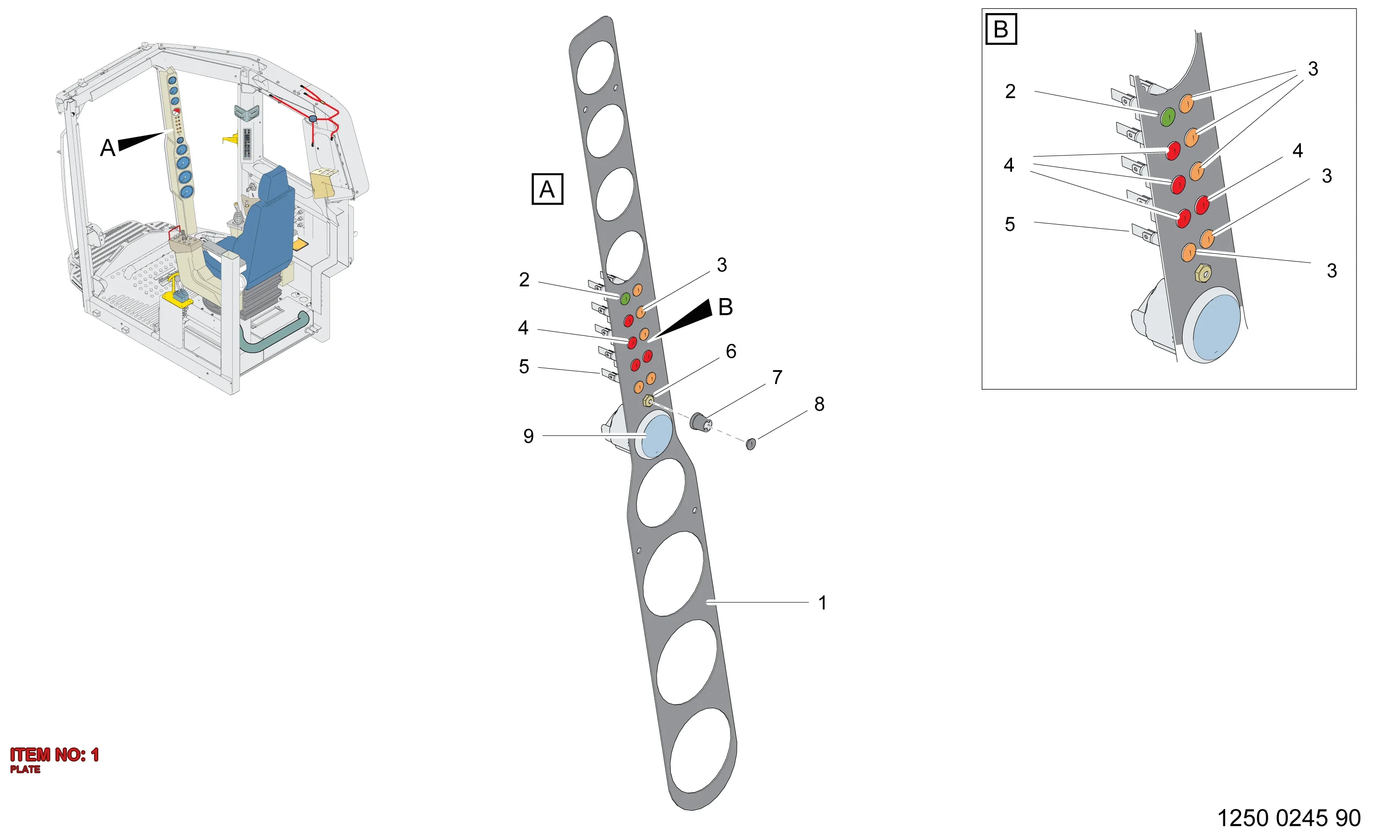 3222 9893 71 PLATE - Technical Drawing
