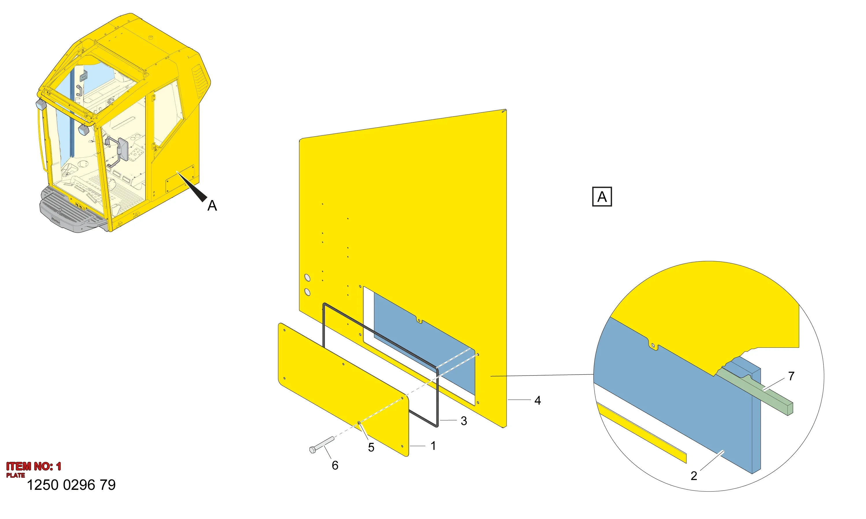 3222 9897 10 PLATE - Technical Drawing