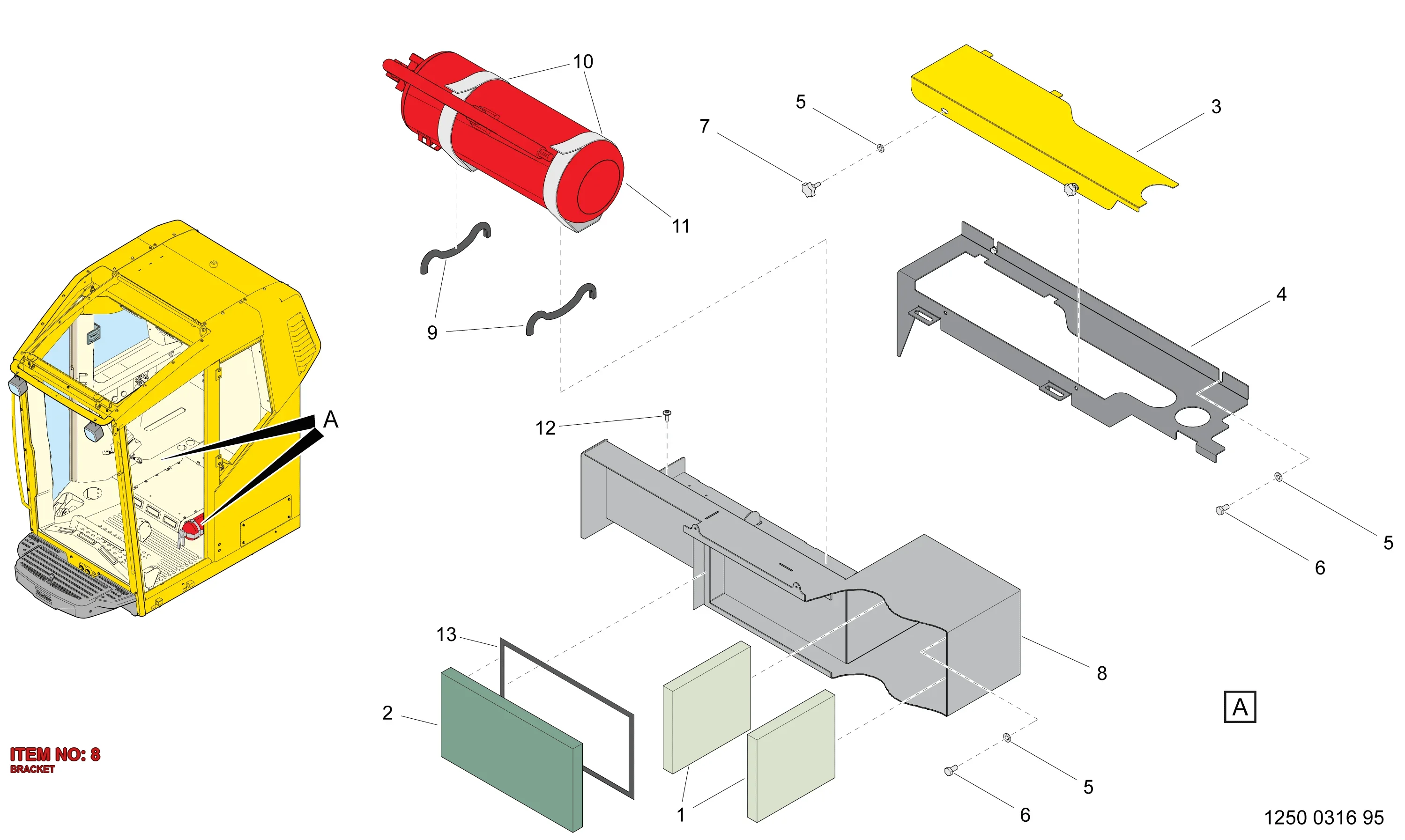 3222 9901 11 BRACKET - Technical Drawing
