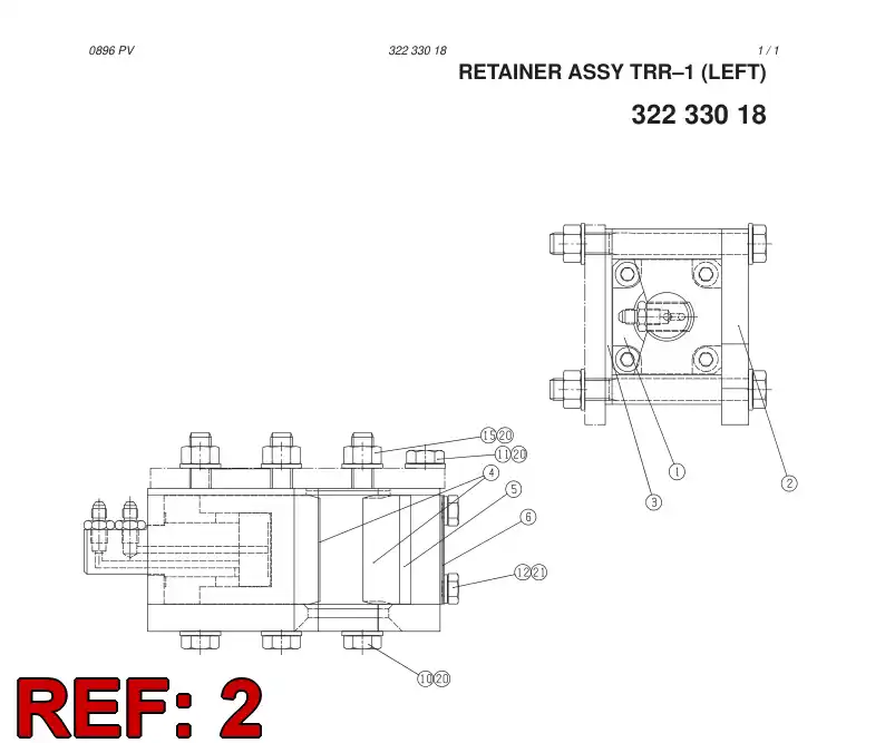 32233148 322 331 48 COVER - Sandvik Technical Drawing