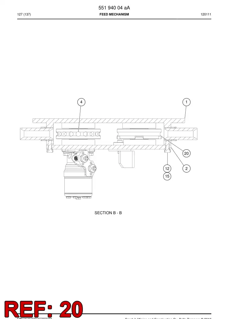 32241288 322 412 88 ROLLER - Sandvik Technical Drawing