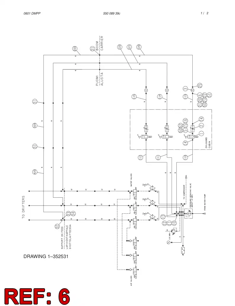 32246768 322 467 68 BRACKET (HOLE R1/2) - Sandvik Technical Drawing