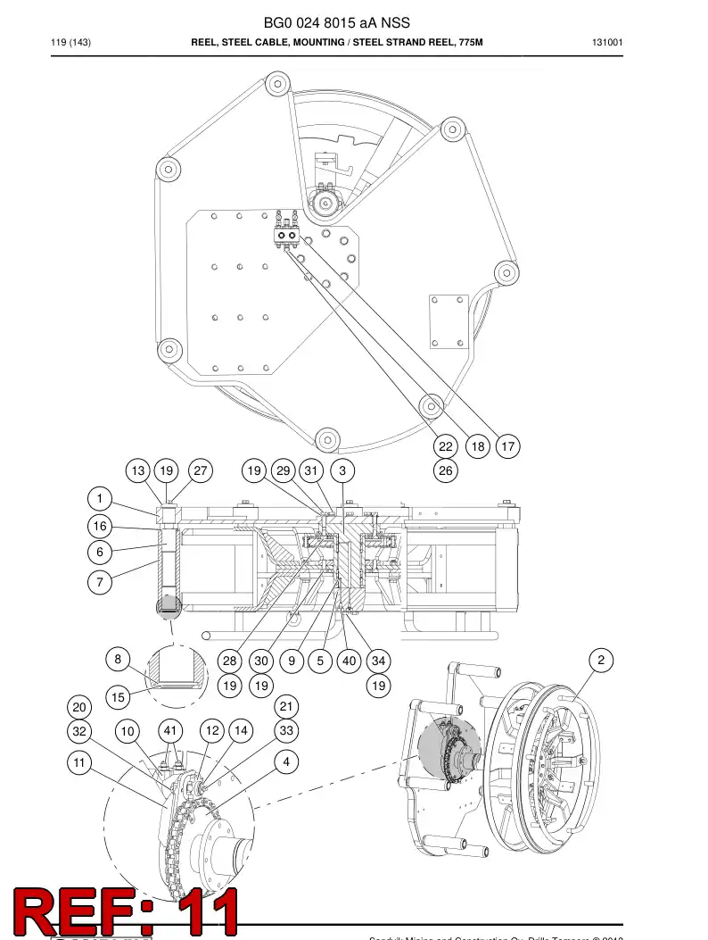 32255118a 322 551 18a Piece, Fastening - Sandvik Technical Drawing