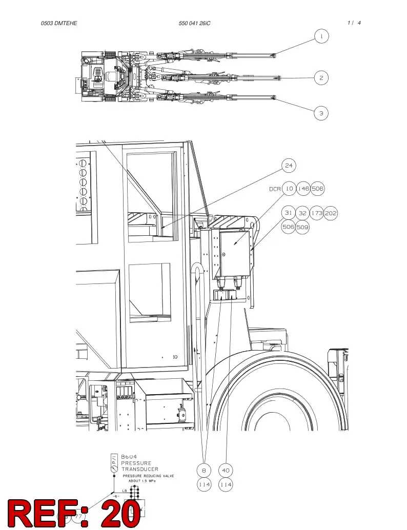 32263668 322 636 68 BRACKET - Sandvik Technical Drawing