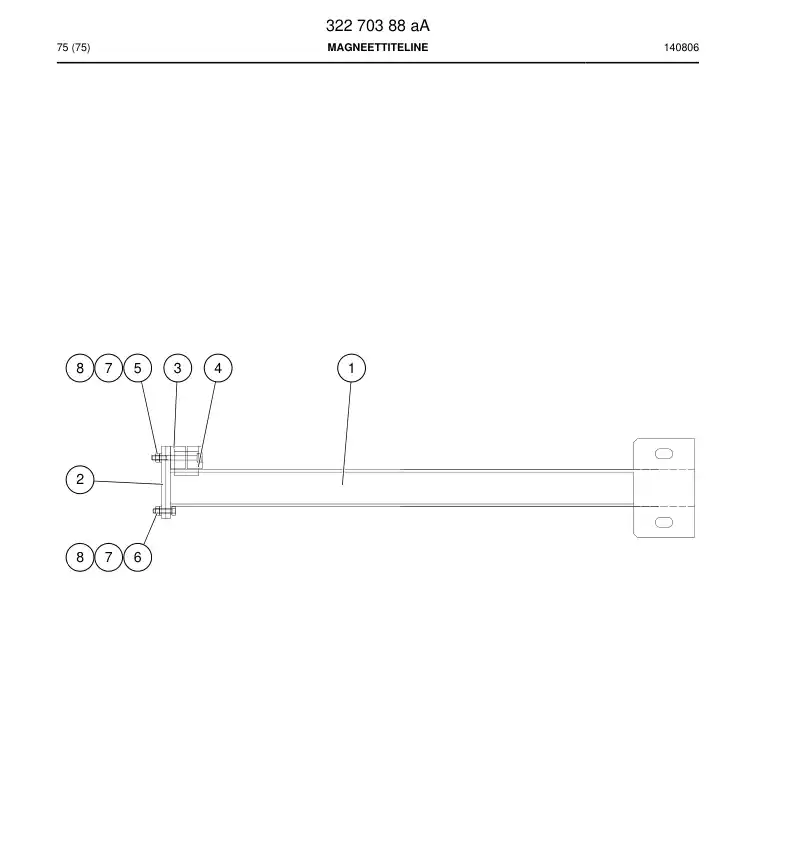 32270388b 322 703 88b SUPORTE - Sandvik Technical Drawing