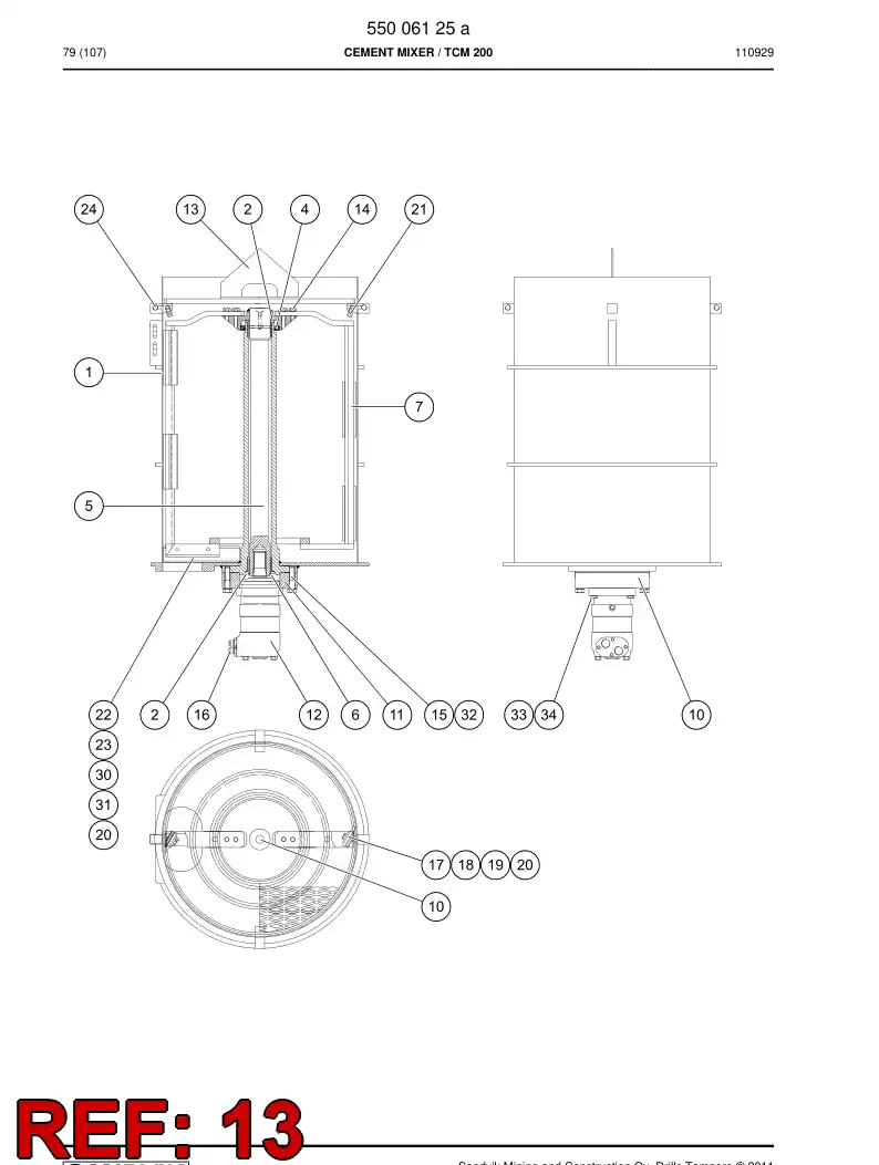 32272968a 322 729 68a SAFETY PLATE - Sandvik Technical Drawing