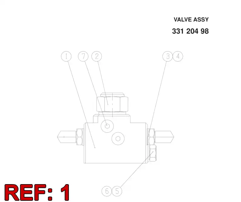 32273308 322 733 08 FRAME - Sandvik Technical Drawing
