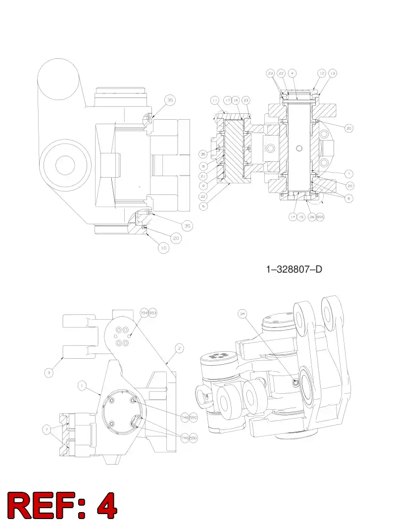 32305628 323 056 28 SHAFT - Sandvik Technical Drawing