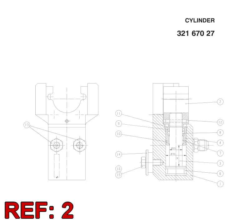 32328458 323 284 58 JAW - Sandvik Technical Drawing