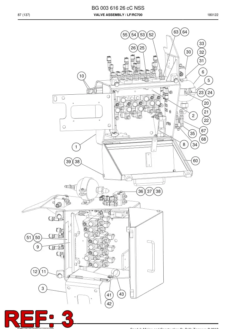 32329338b 323 293 38b BRACKET - Sandvik Technical Drawing