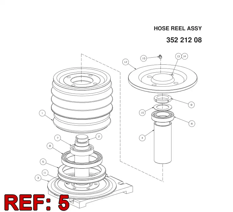 32340568 323 405 68 IDLER WHEEL - Sandvik Technical Drawing