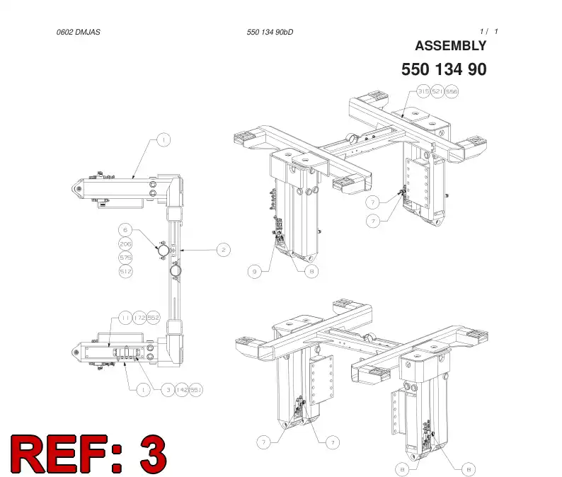 32347091 323 470 91 FLOW DIVIDER - Sandvik Technical Drawing