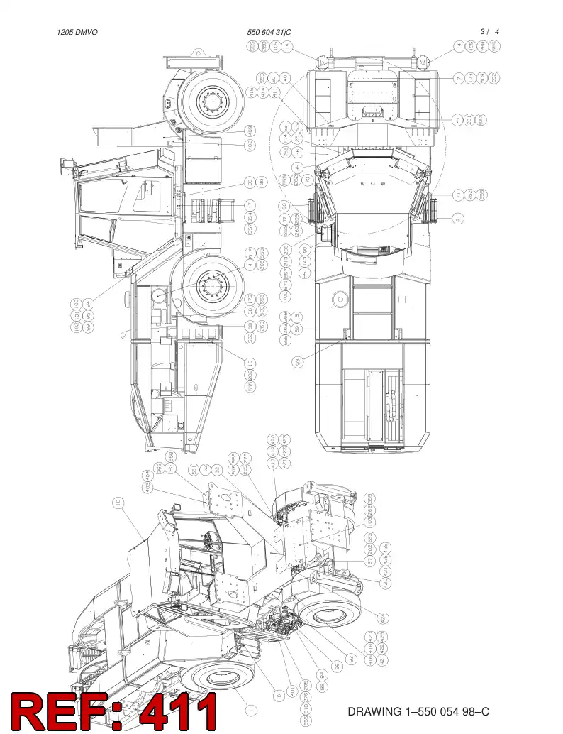 32358158 323 581 58 BRACKET - Sandvik Technical Drawing