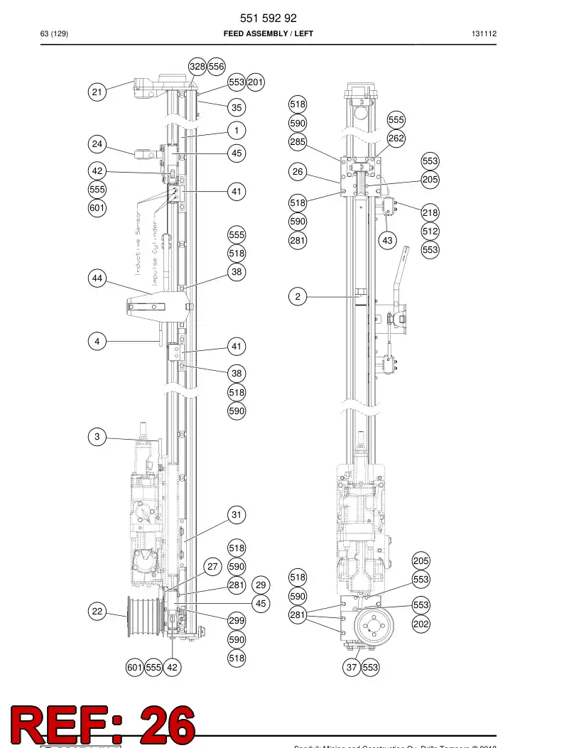 32512498j 325 124 98j Plate - Sandvik Technical Drawing