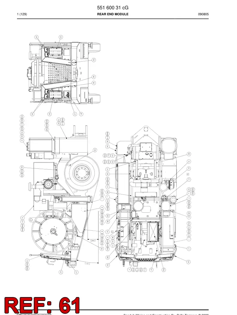 32552808 325 528 08 BRACKET - Sandvik Technical Drawing
