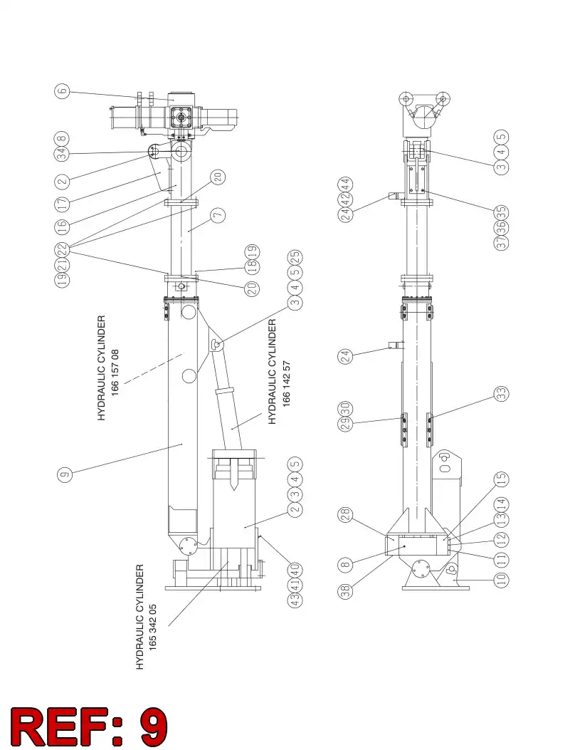 32555017 325 550 17 ZRU700 ZOOM ASSY - Sandvik Technical Drawing