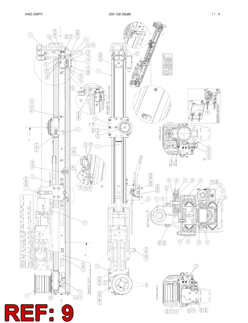 32654708 326 547 08 FRAME PLATE - Sandvik Technical Drawing