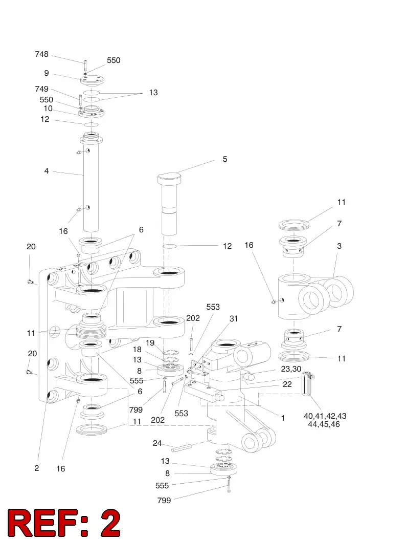 32656608 326 566 08 MOUNTING PLATE RIGHT,MACH.TB90 - Sandvik Technical Drawing