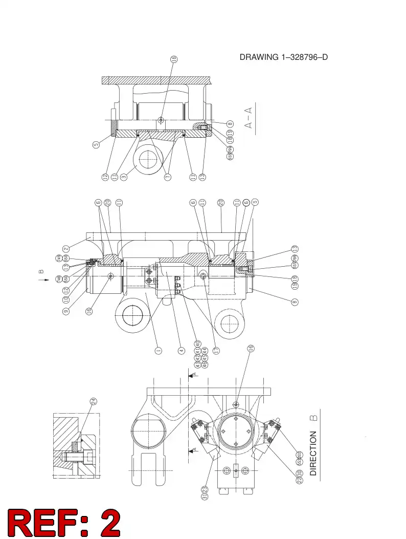 32669658 326 696 58 MOUNTING PLATE LEFT,MACH.TB40 - Sandvik Technical Drawing