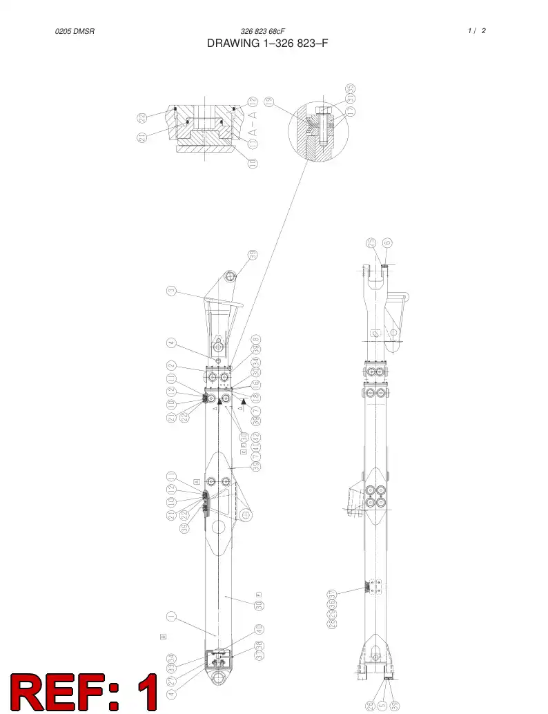 32676248 326 762 48 OUTER PIPE - Sandvik Technical Drawing