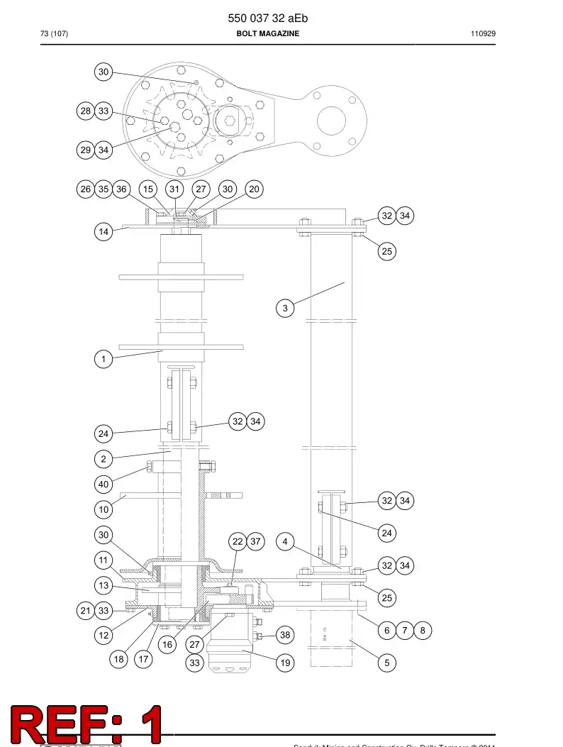 32688602a 326 886 02a PIPE - Sandvik Technical Drawing