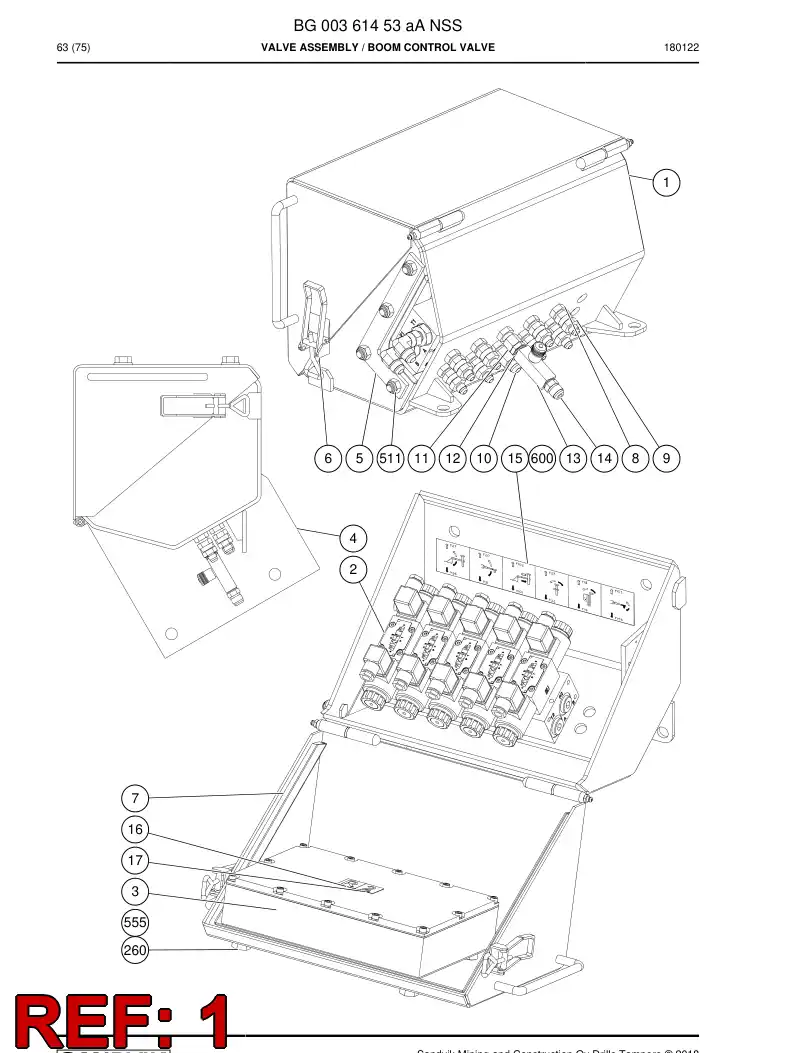 32689208c 326 892 08c Housing - Sandvik Technical Drawing